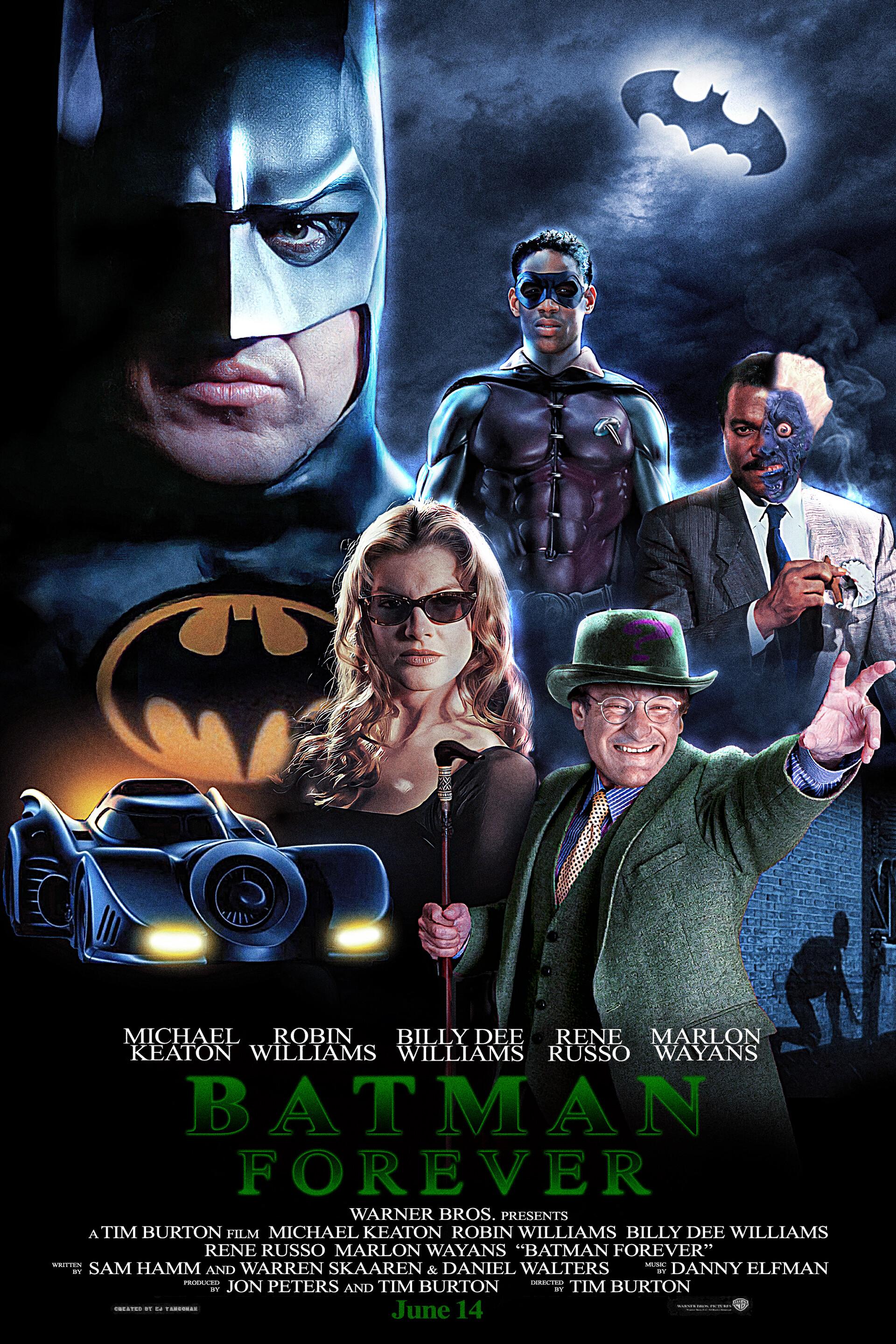 1920x2880 Tim Burton's Batman Forever Poster