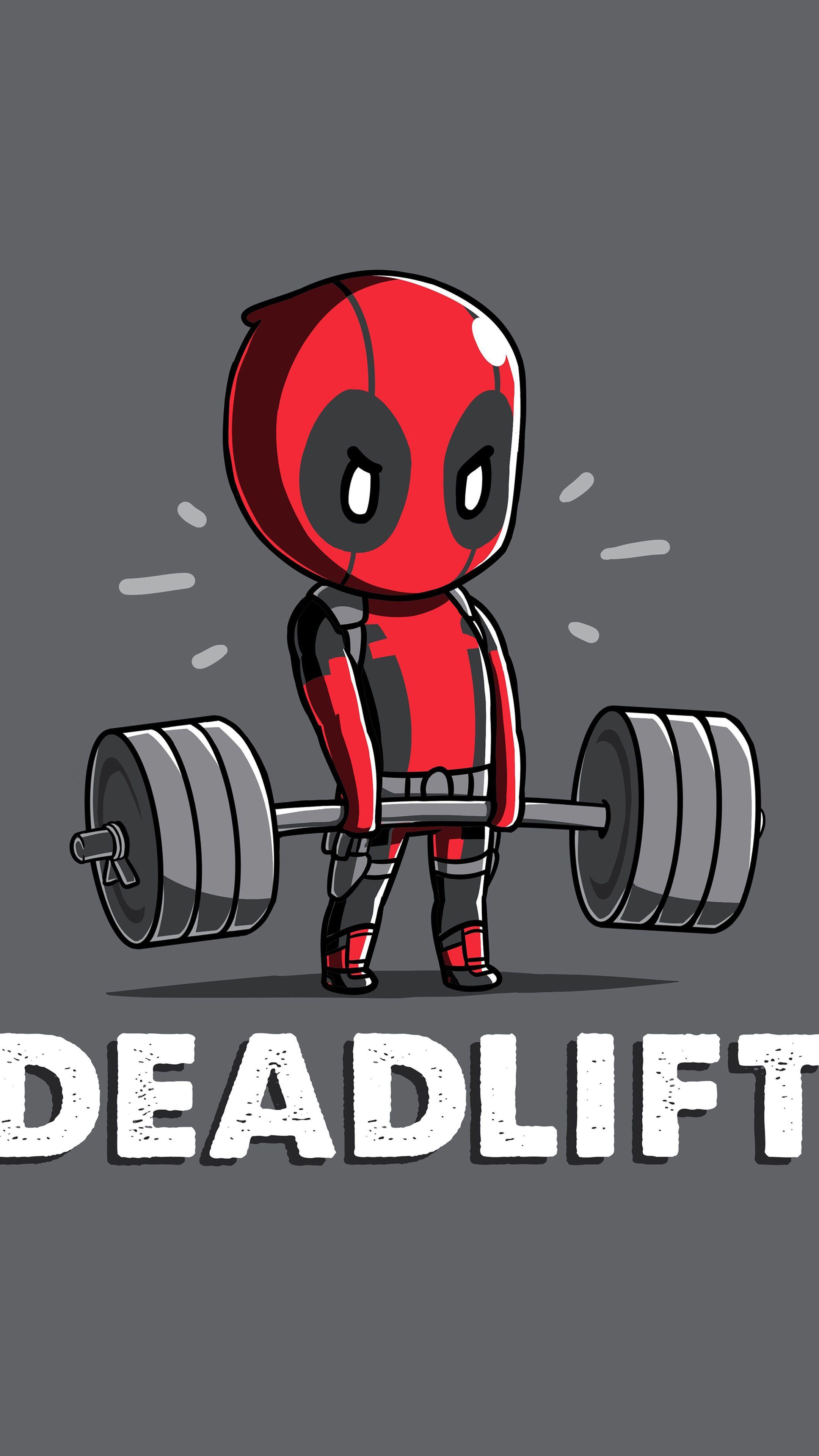 2160x3840 Deadpool Deadlift Funny 8k In 2160x3840 Resolution. Deadpool wallpaper, Deadpool wallpaper funny, Gym art