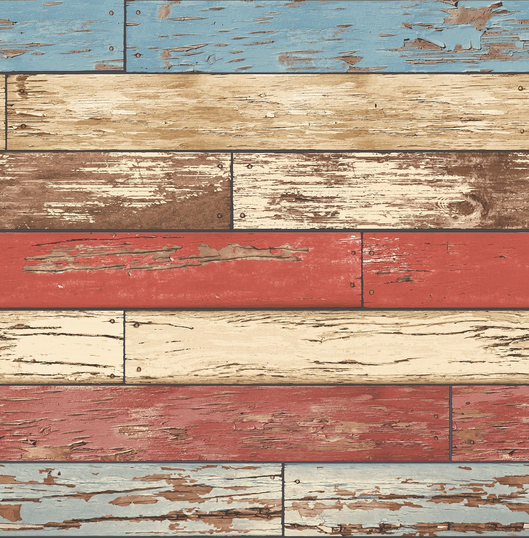 1768x1800 Borough Red Scrap Wood Wallpaper