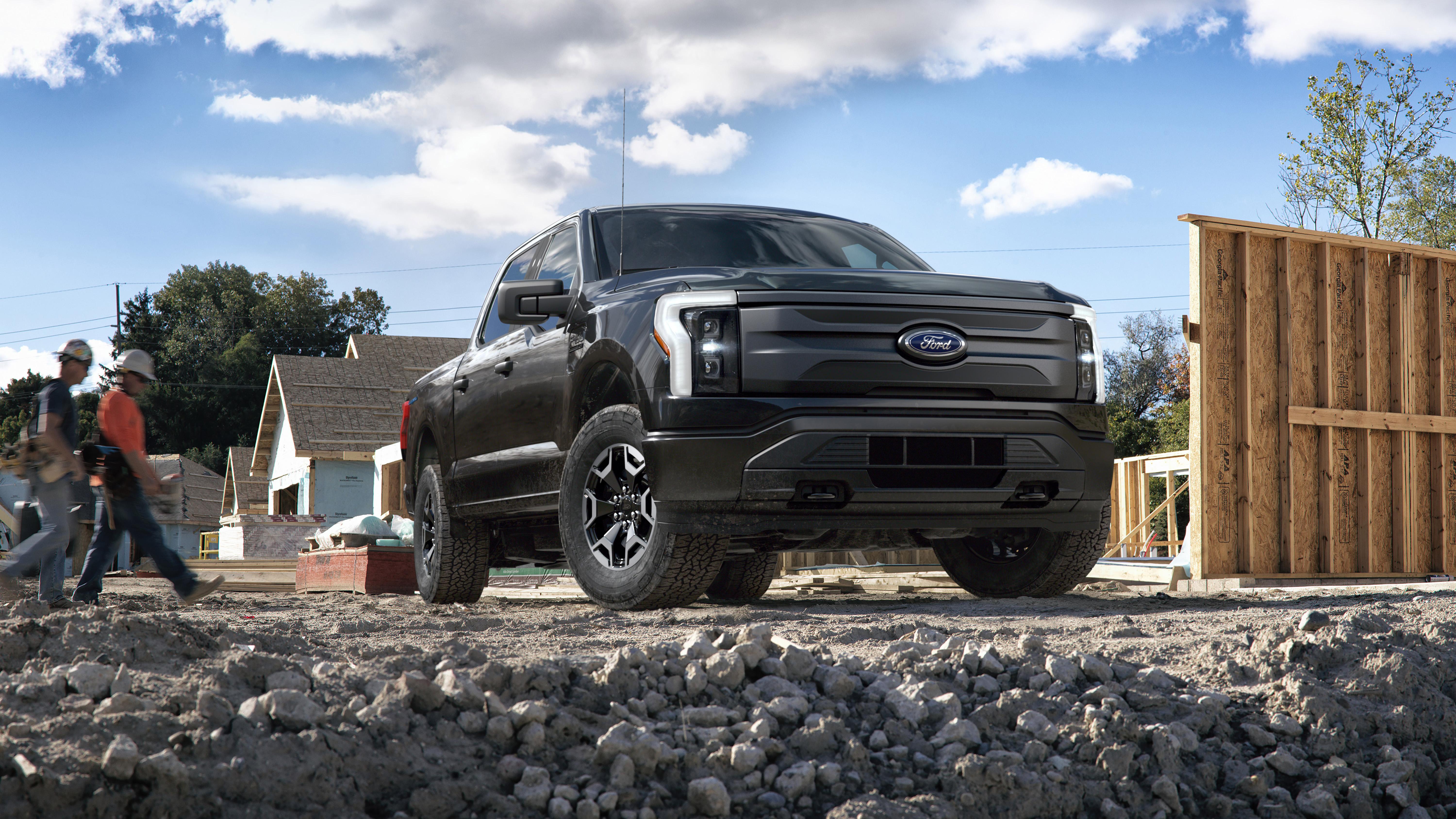 6000x3375 Ford F 150 Lightning Pro 4K Wallpaper Car Wallpaper