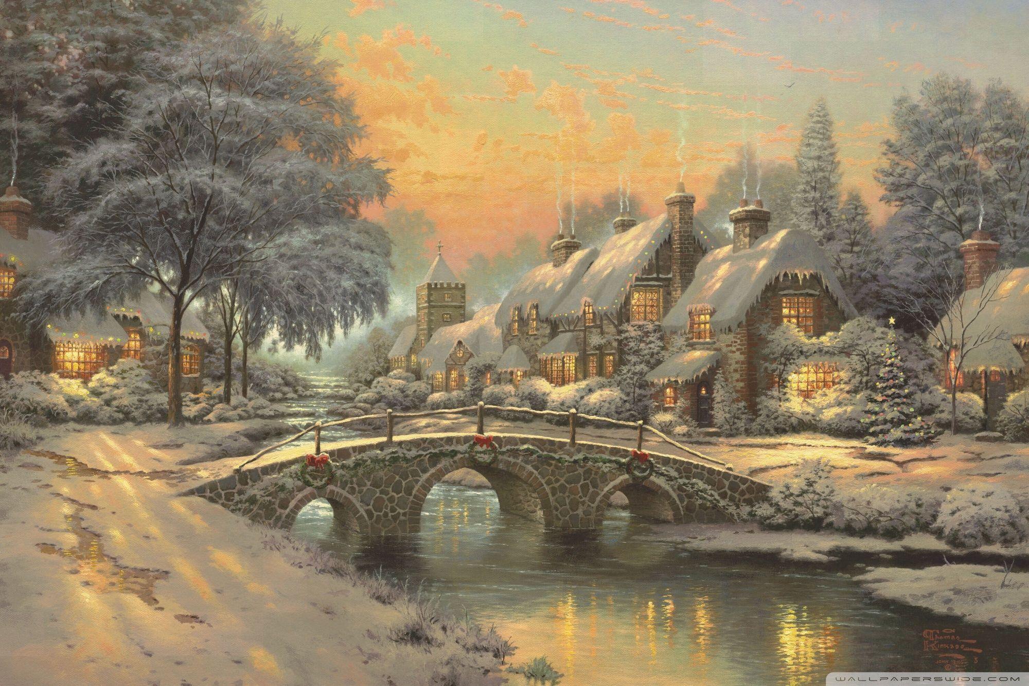 Thomas kinkade картины