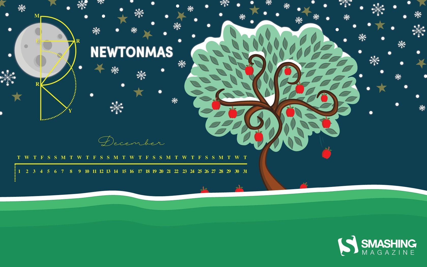 1680x1050 Month calendar Christmas desktop wallpaper 52531
