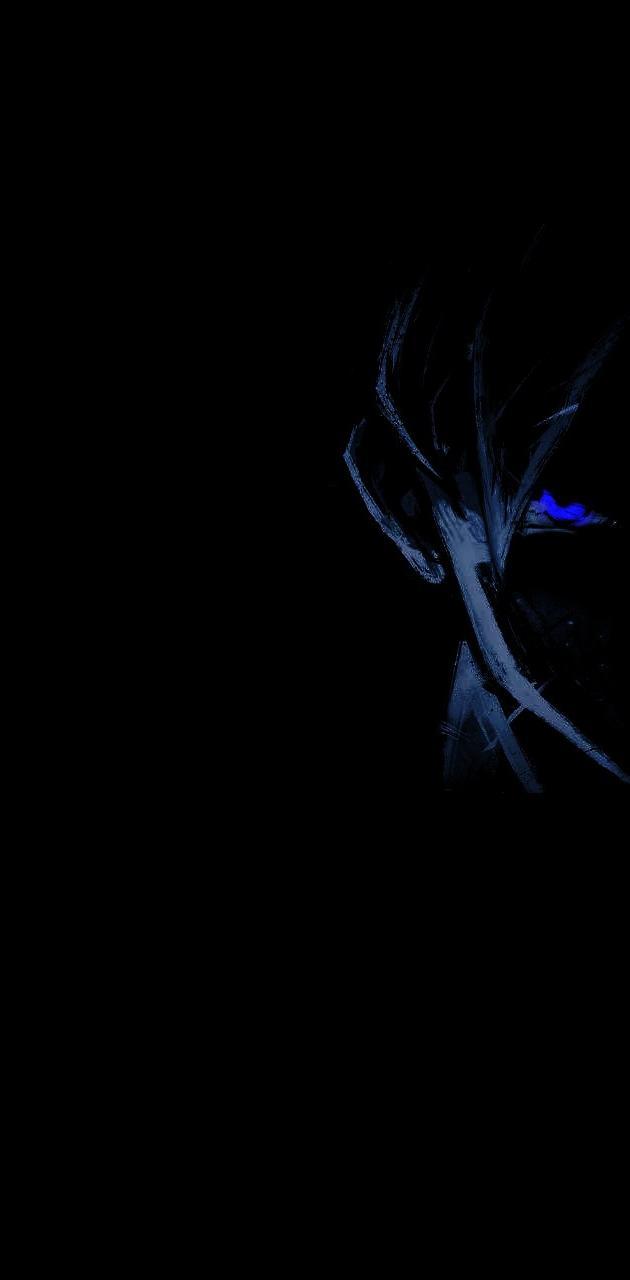630x1280 Goku eyes blue wallpaper