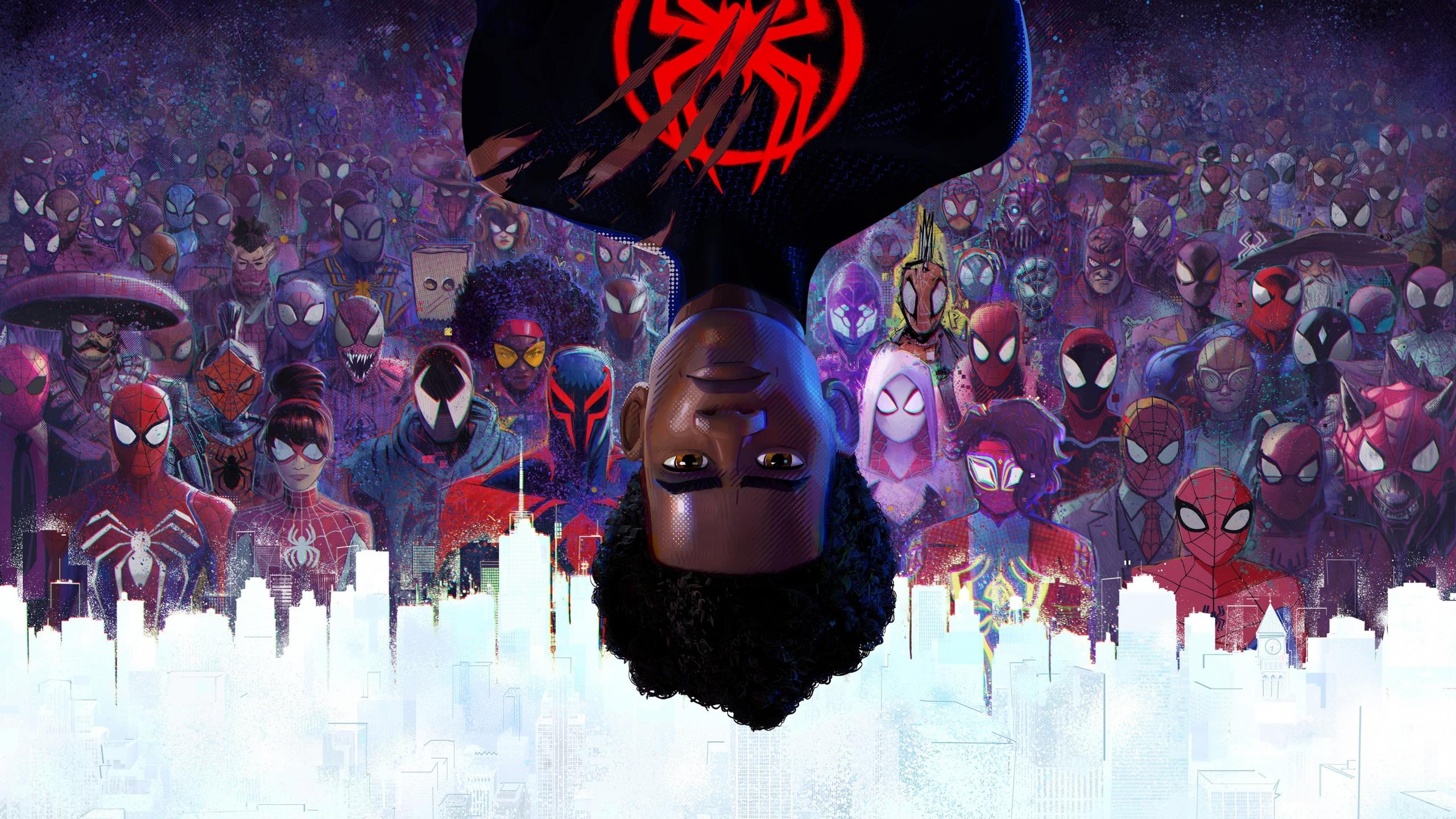 2560x1440 Spider Man: Across The Spider Verse Wallpaper 4K, Miles Morales