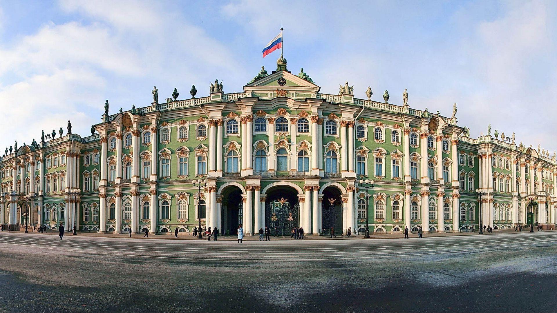 1920x1080 Download wallpaper 1920x1080 hermitage, winter palace, saint petersburg full hd, hdtv, fhd, 1080p HD background