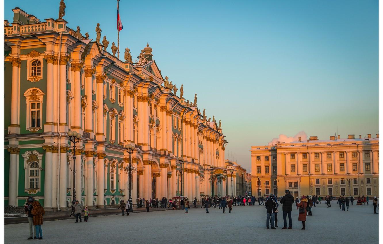 1332x850 Wallpaper Palace square, The Winter Palace, Saint Petersburg image for desktop, section город