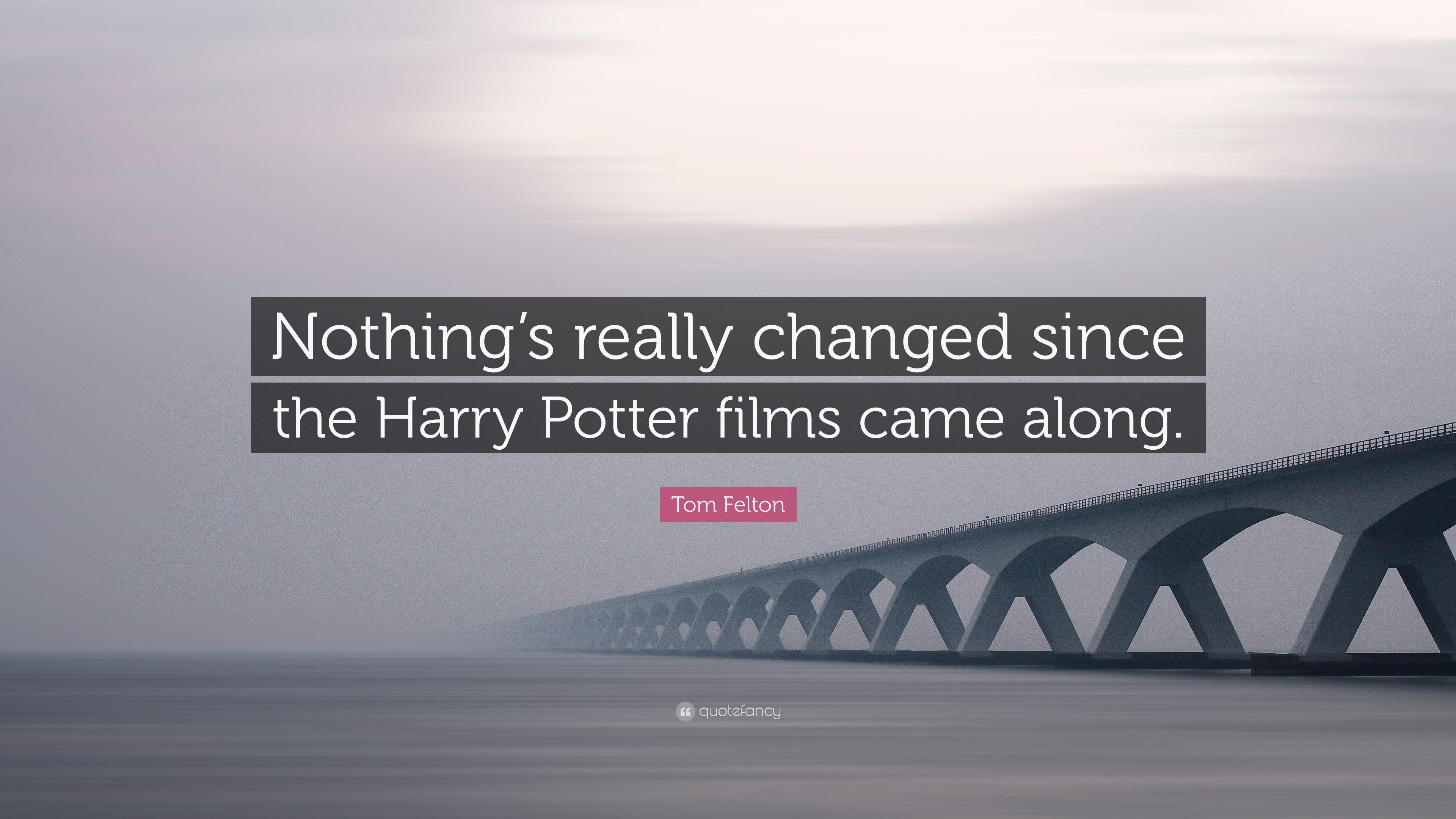 3840x2160 Tom Felton Quote: “Nothing's really changed since the Harry Potter
