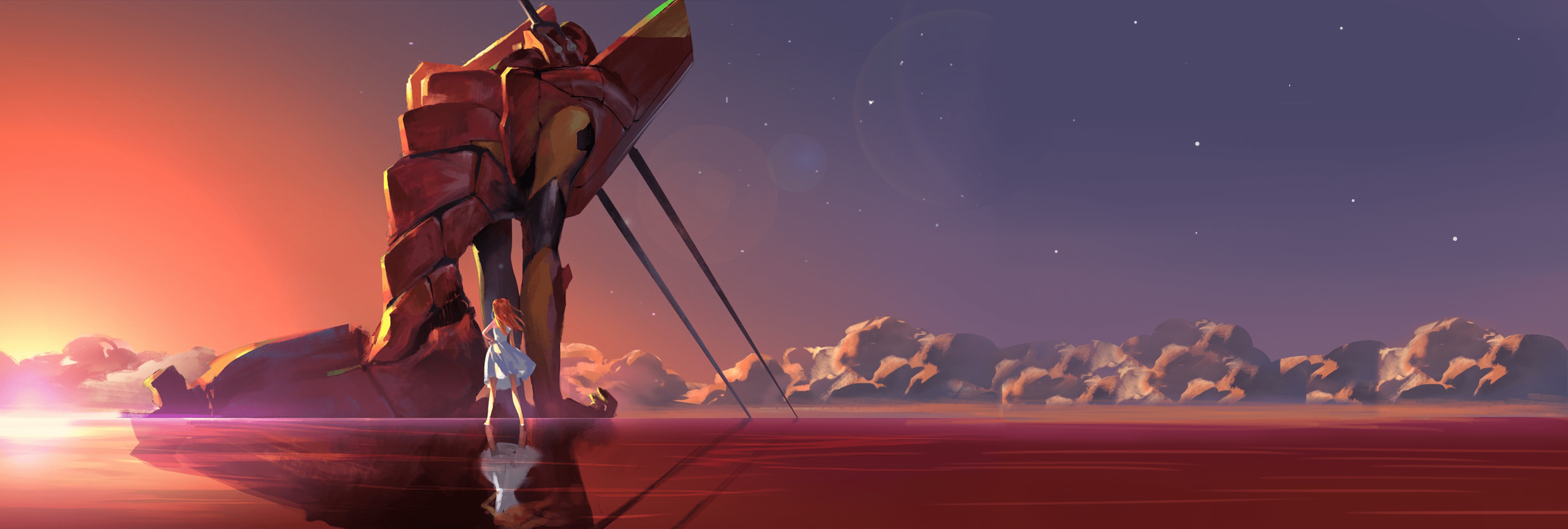 Evangelion Dual Monitor Wallpapers - Top Free Evangelion Dual Monitor