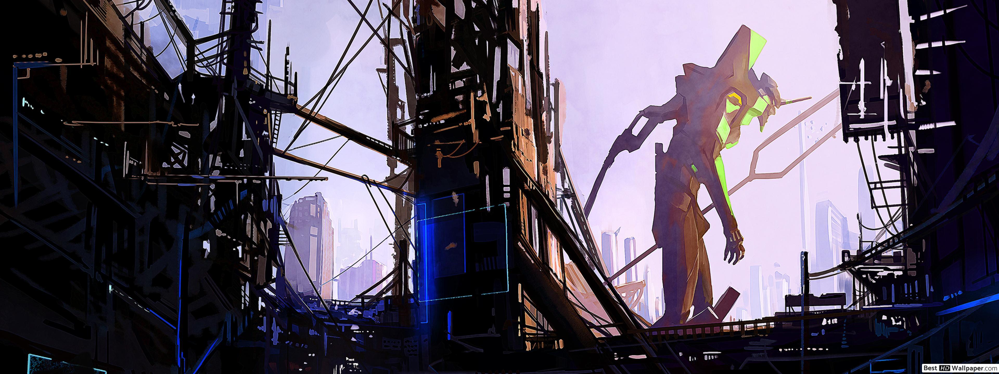 Evangelion Dual Monitor Wallpapers - Top Free Evangelion Dual Monitor