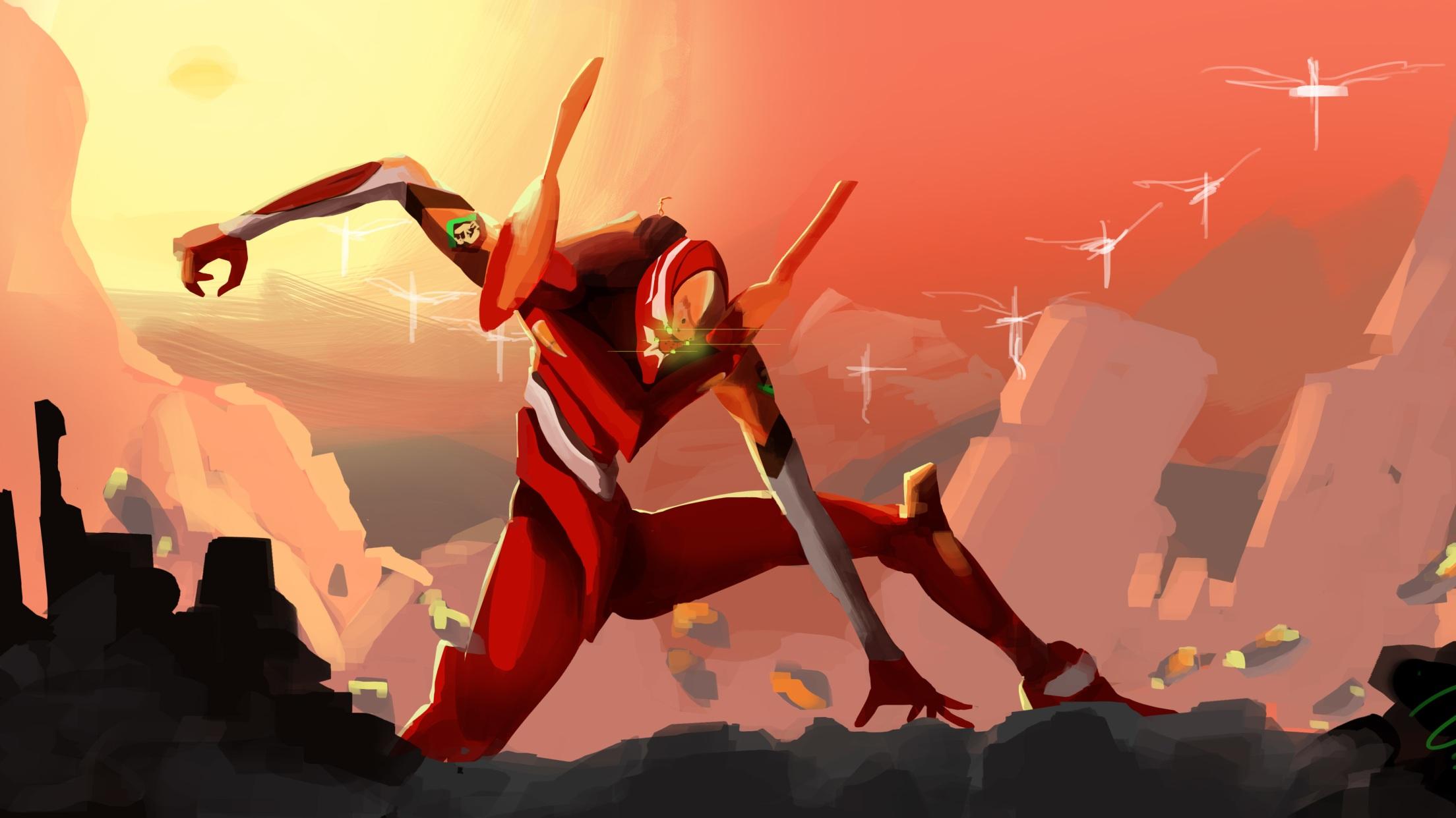 Evangelion Dual Monitor Wallpapers - Top Free Evangelion Dual Monitor