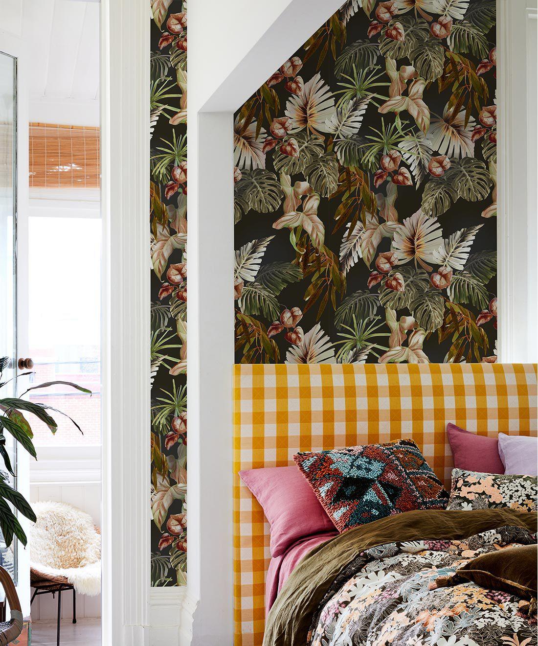 1100x1320 Night Jungle • Large Leafy Wallpaper by Kip&Co