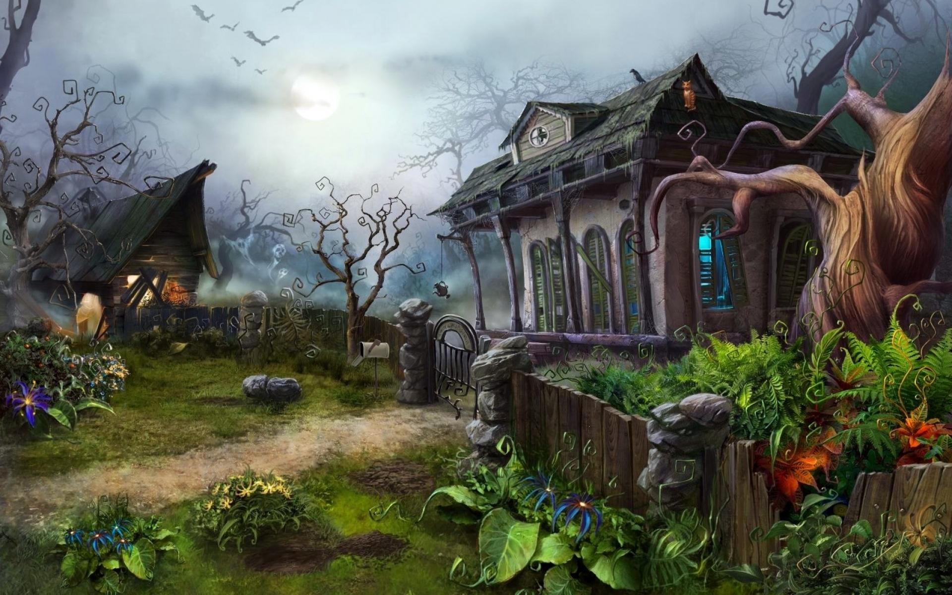 1920x1200 HD desktop wallpaper: Fantasy, House download free picture