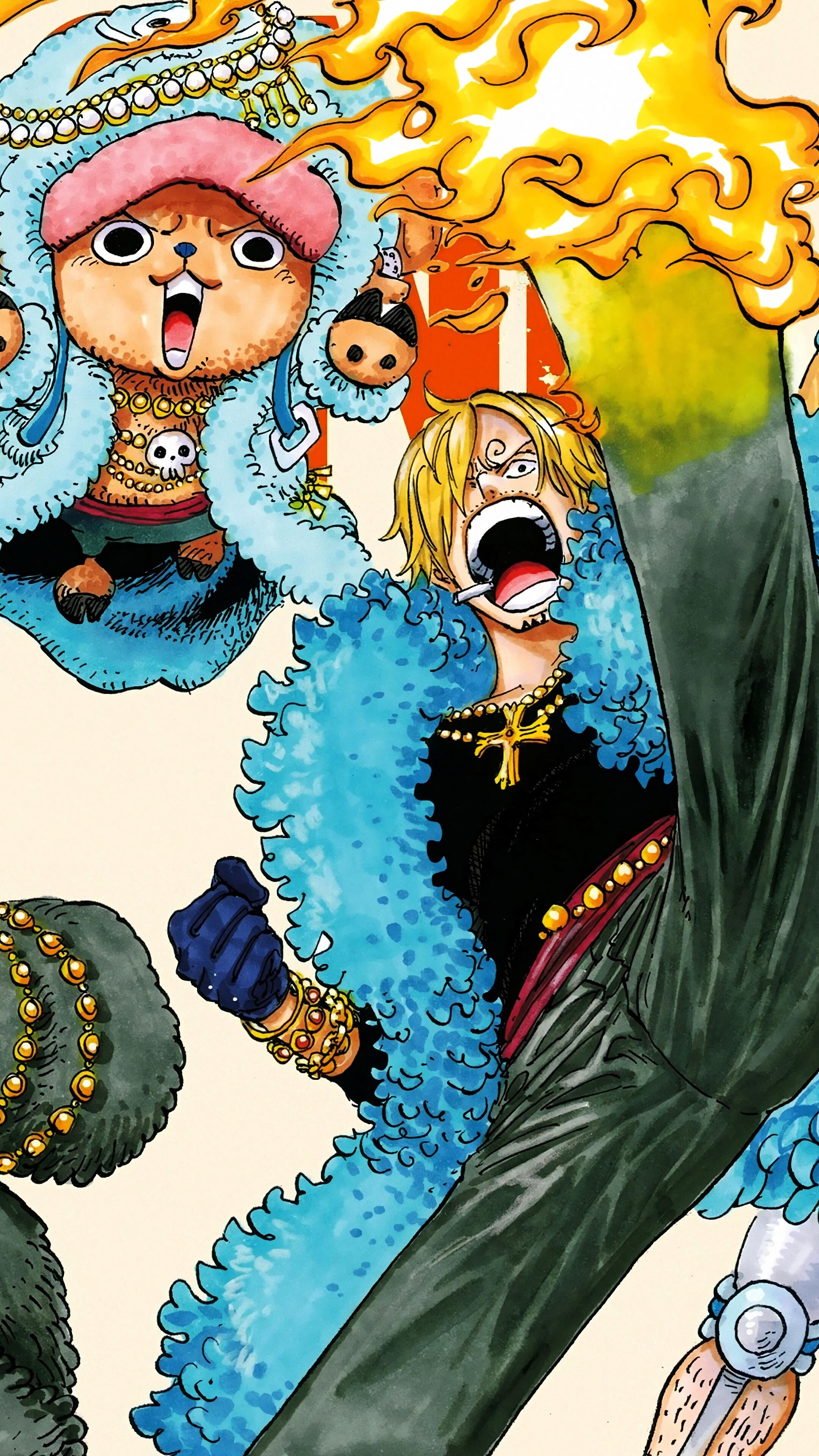 2160x3840 Nami, Chopper, Sanji, Franky, One Piece, 4k Gallery HD Wallpaper