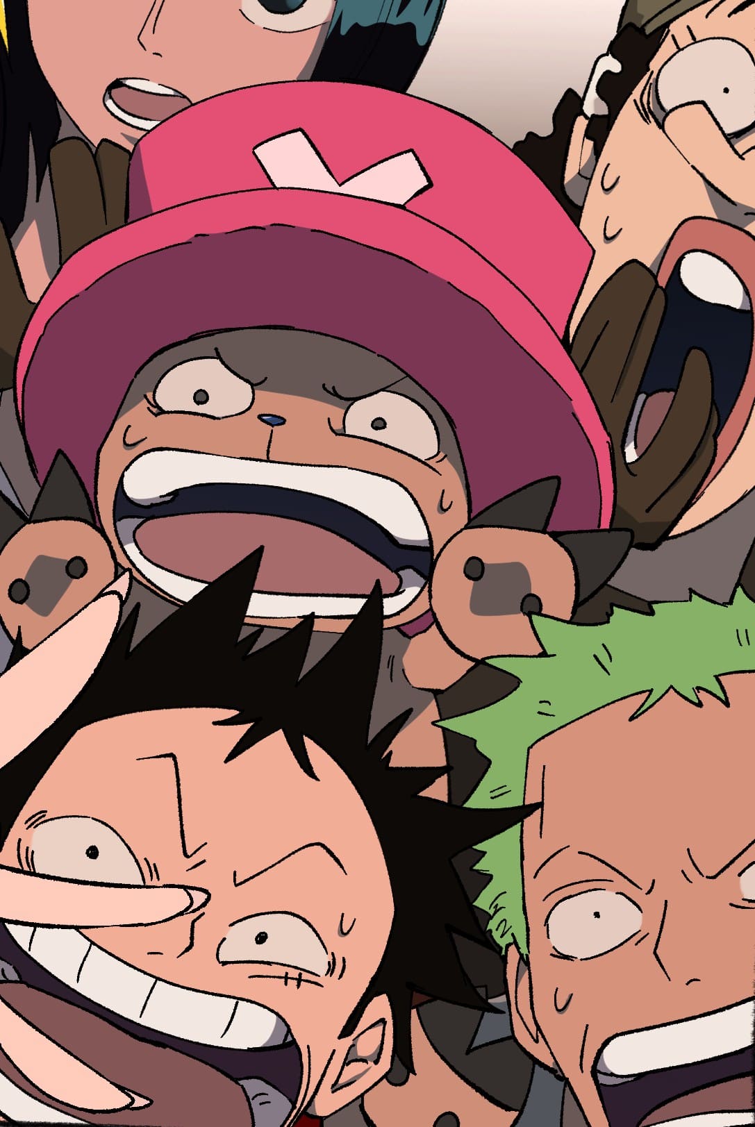 1087x1623 One Piece Mobile 4k Chopper Wallpaper