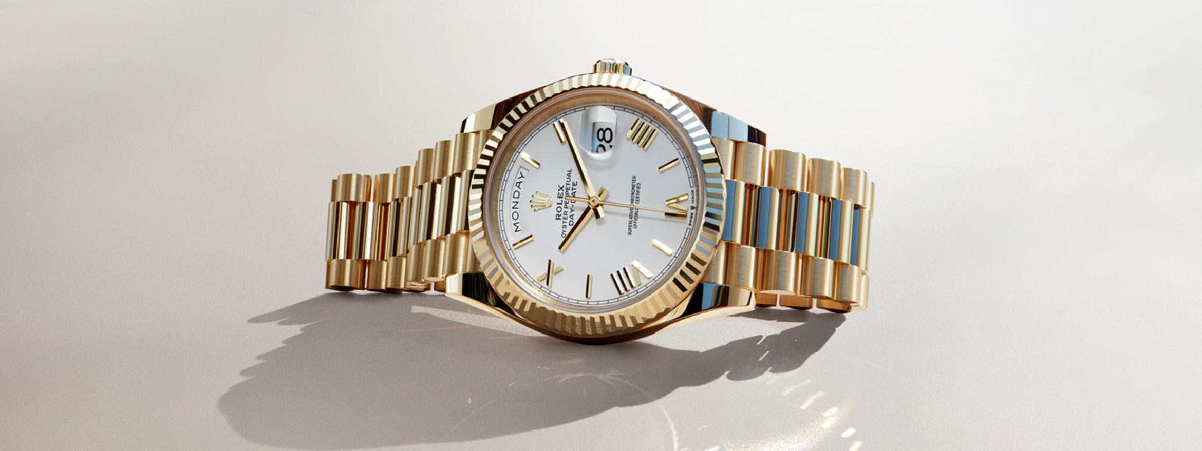 2340x879 Rolex Day Date: The Realization Of An Ideal. The Hour Glass