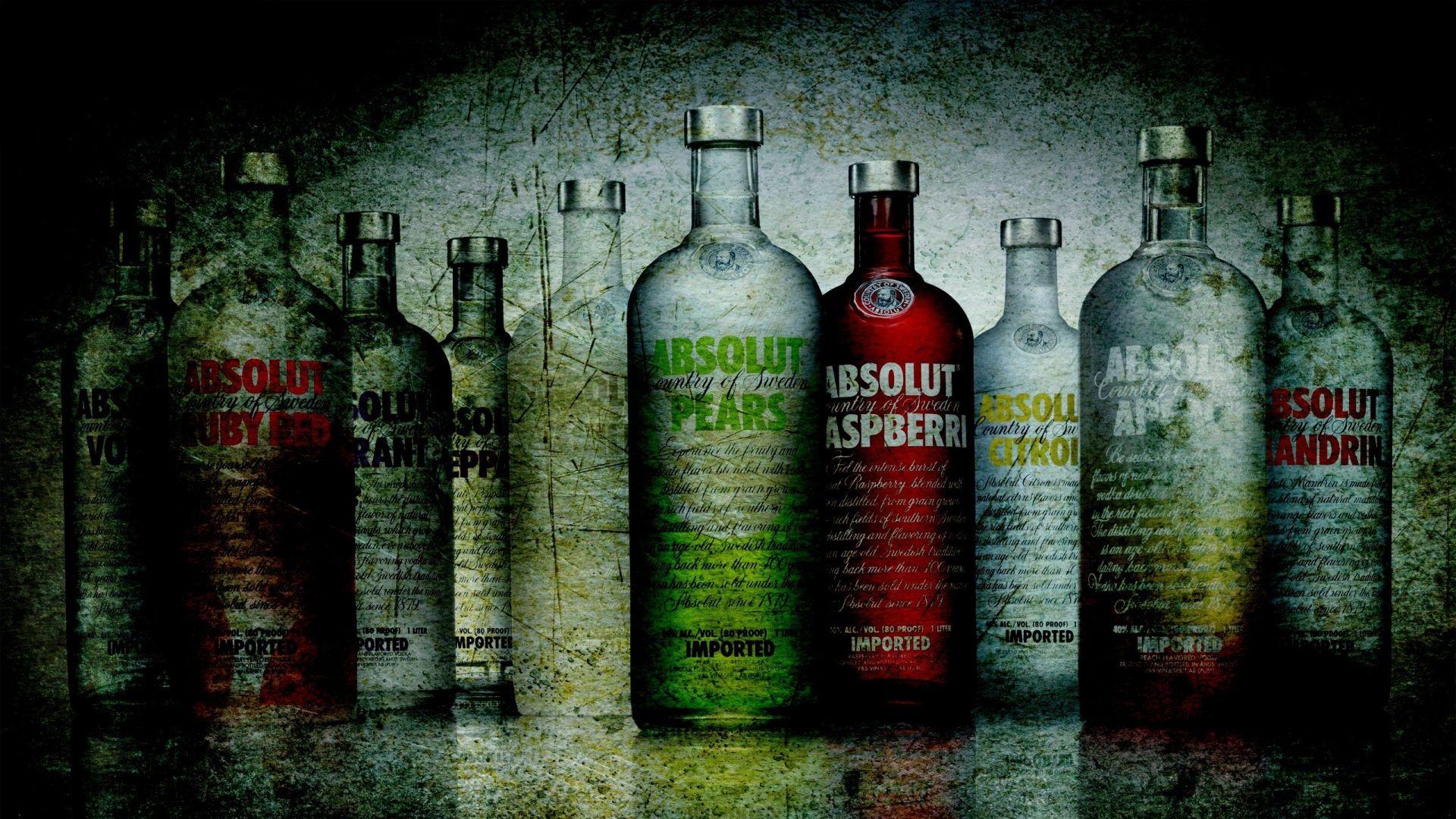 1920x1080 Download Wallpaper 1920x1080 vodka, absolut, alcohol, bottles, picture Full HD 1080p HD Background. Vodka, Absolut, Alcohol