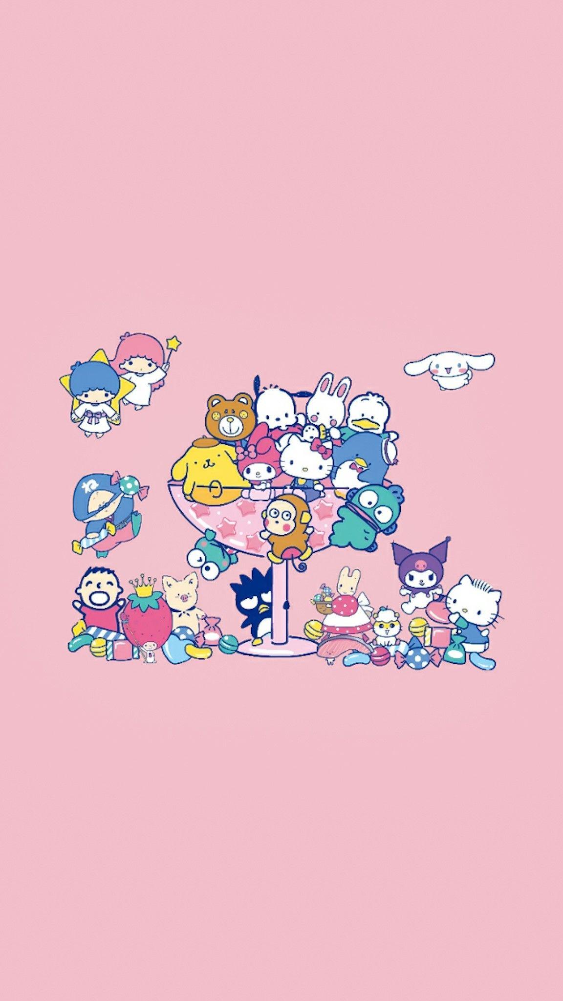 1152x2048 Sanrio Characters Wallpaper