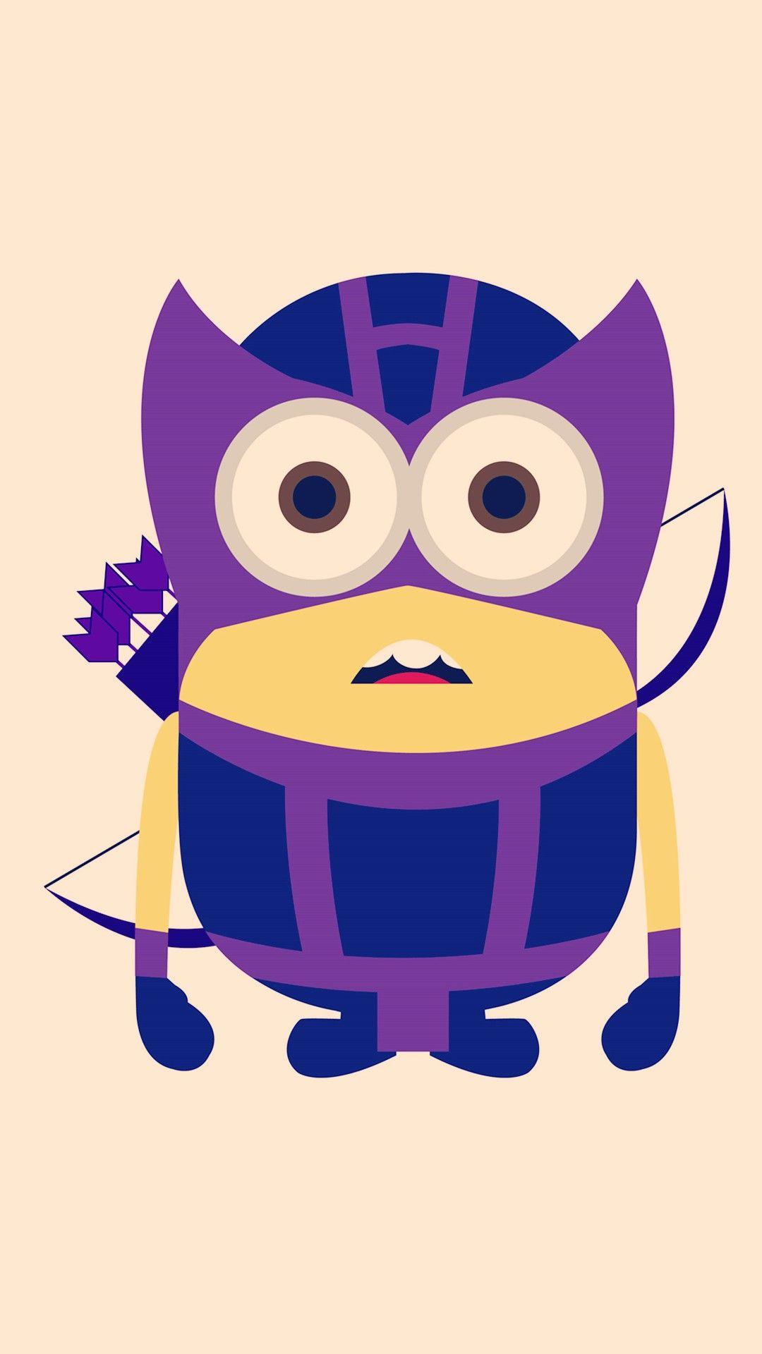 1080x1920 Hawkeye Minion Avengers iphone 6 plus wallpaper HD Me
