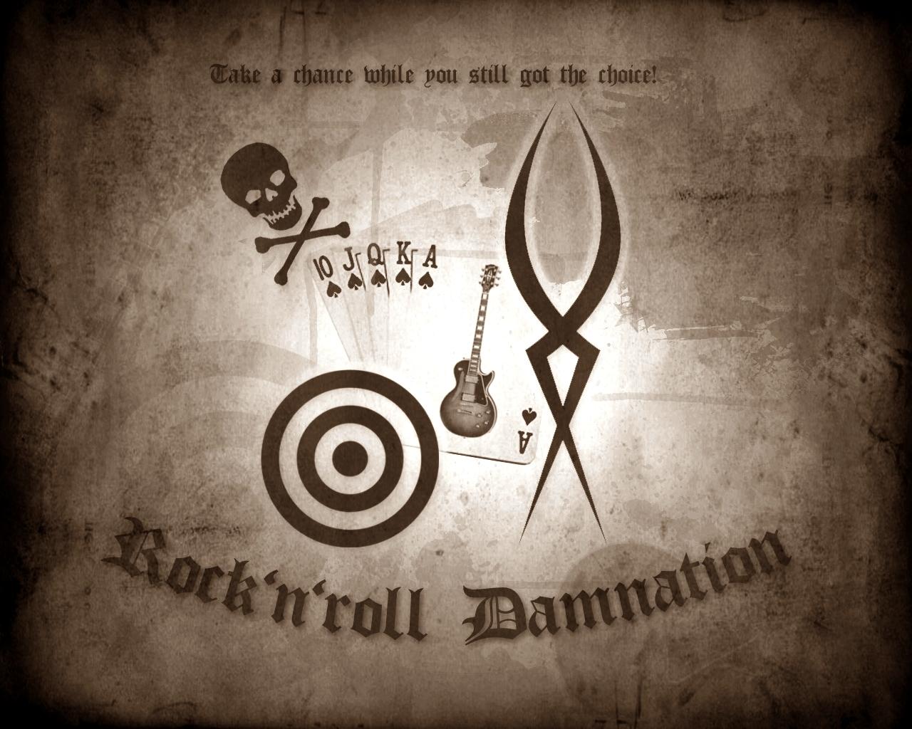1280x1024 Rock'n'roll Damnation wallpaper for desktop, download free Rock'n'roll Damnation picture and background for PC