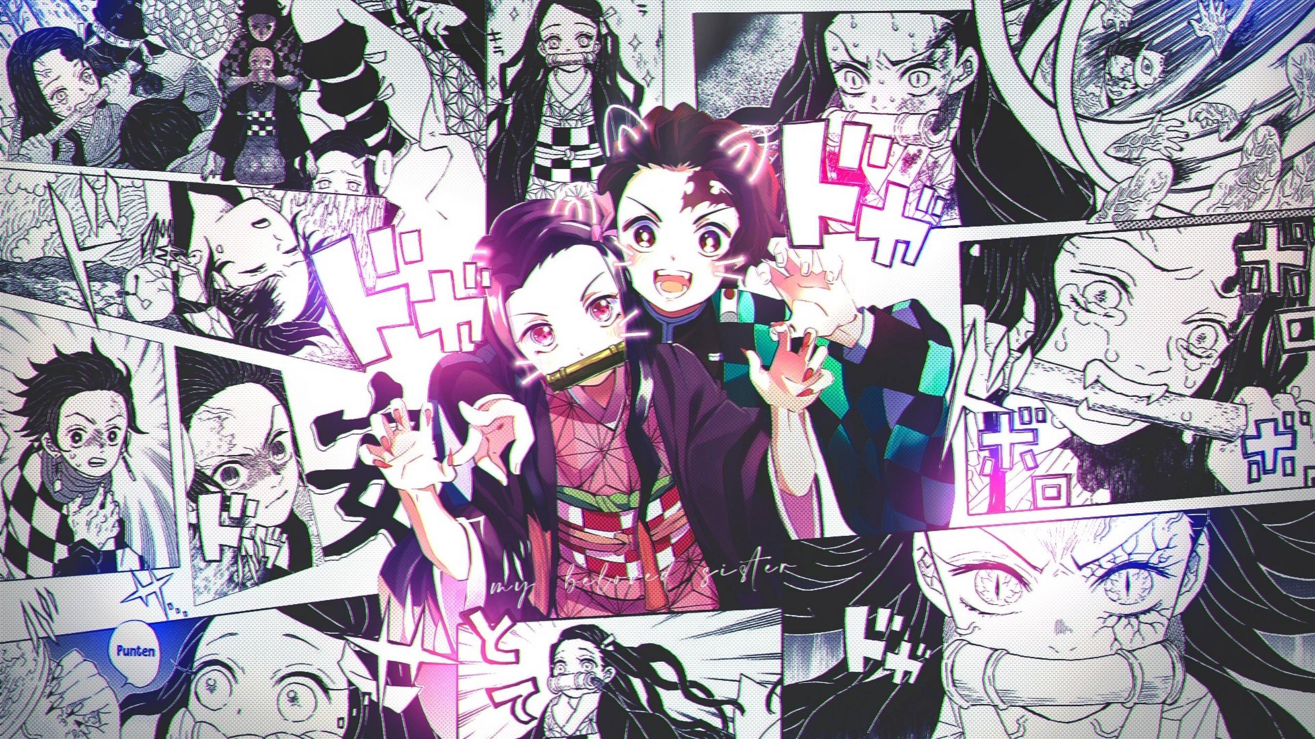 2688x1512 Nezuko and Tanjirou Manga 4K Wallpaper, HD Anime 4K Wallpaper, Image, Photo and Background