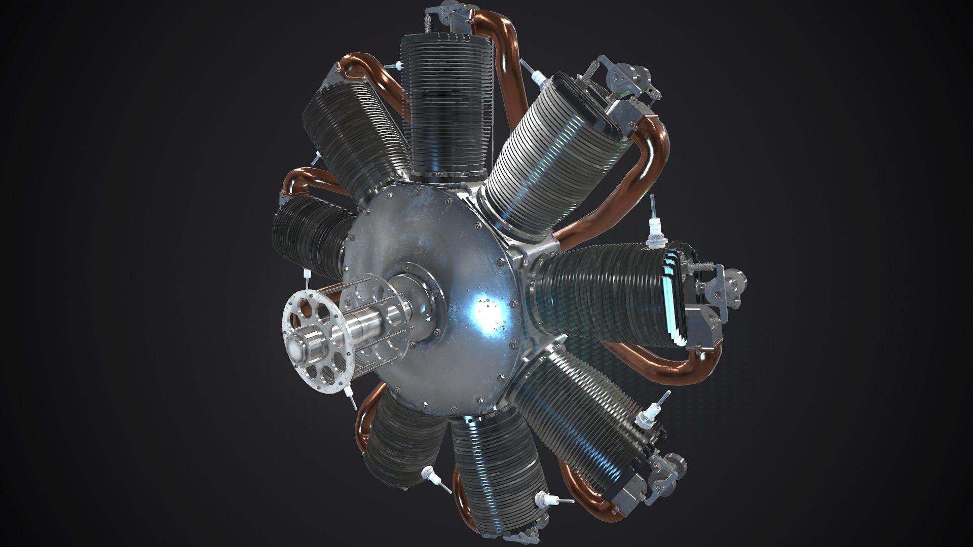 1920x1080 Oberursel Ur 2 Rotary Engine