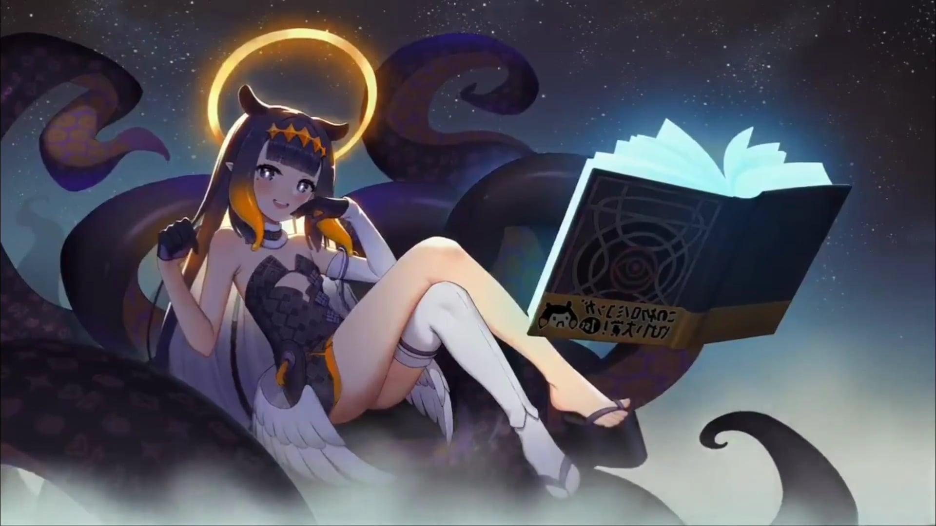 1920x1080 Ninomae Ina'nis (Hololive EN) [Video Wallpaper].mp4 on Vimeo