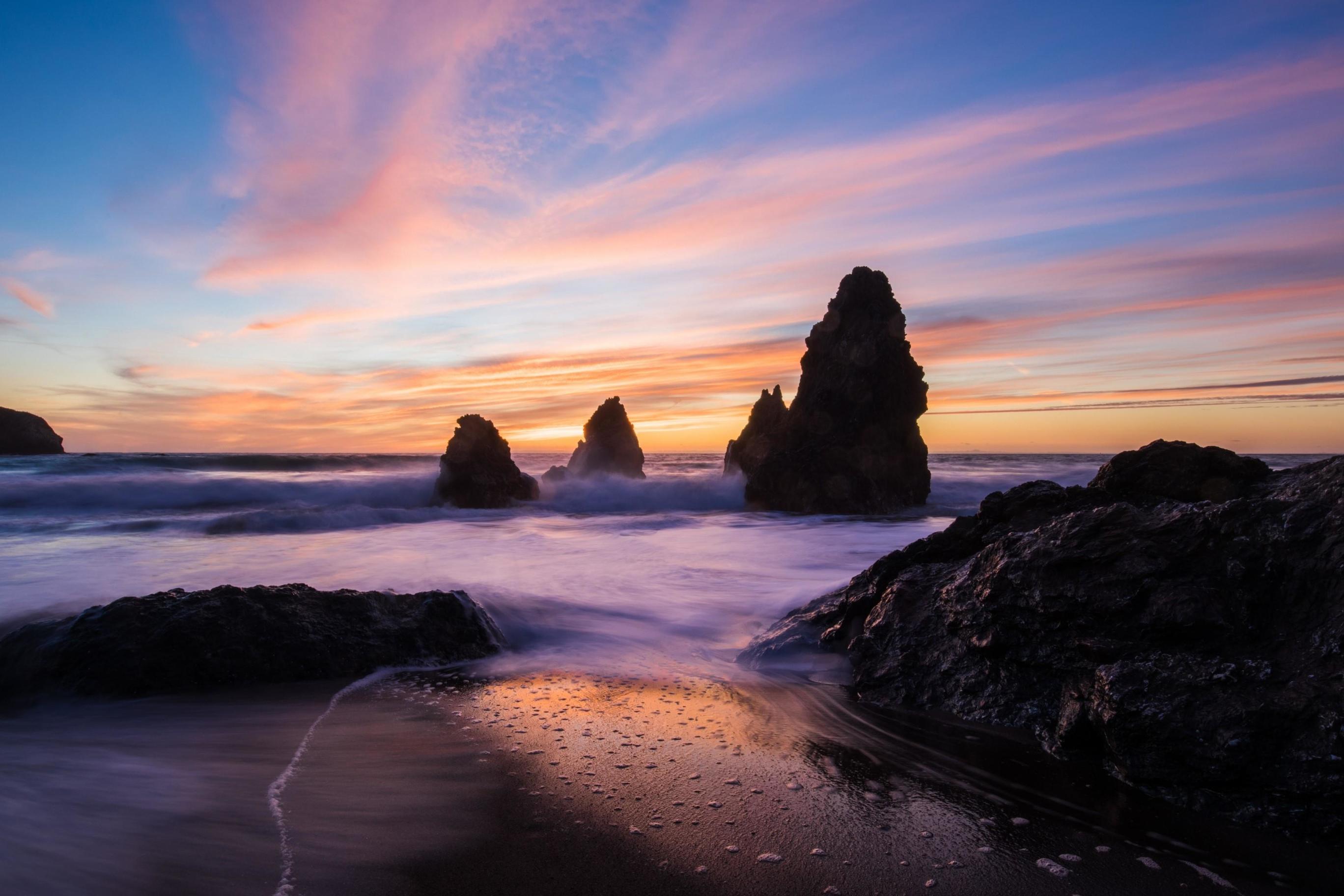 2736x1824 Rodeo Beach 4K UltraHD Wallpaper. Wallpaper Studio 10