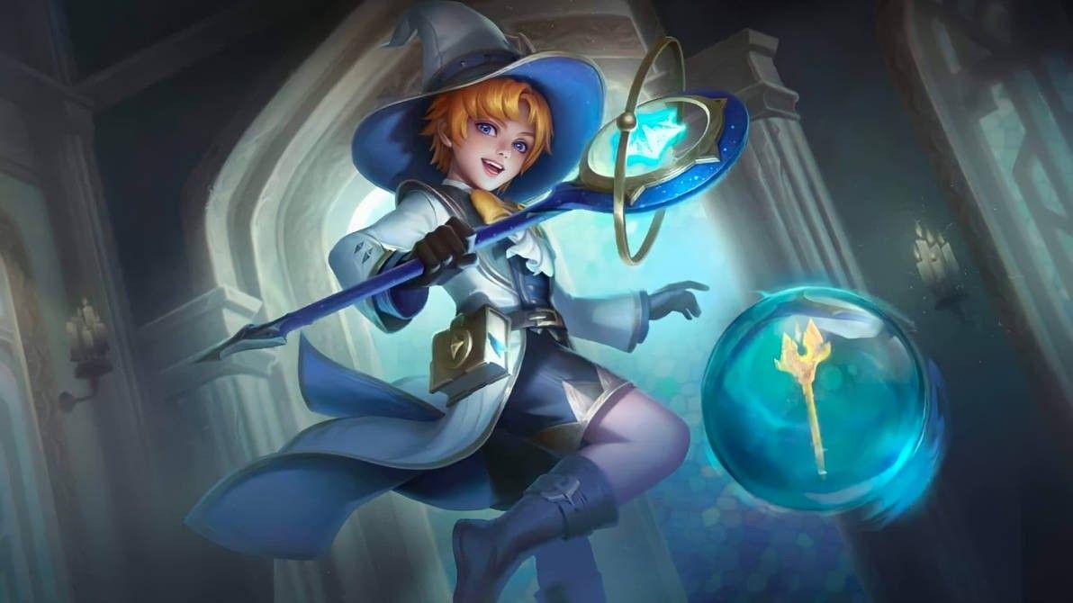 1192x670 Mage + Harley Skin. Legenda seluler, Gambar karakter, Desain karakter game