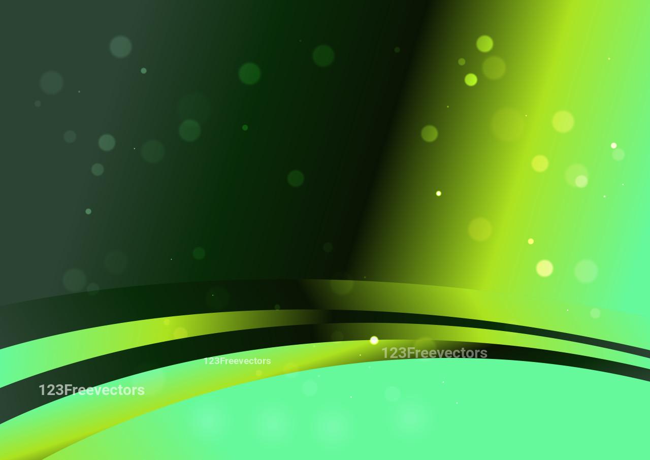 1280x906 Abstract Wavy Dark Green Gradient Background