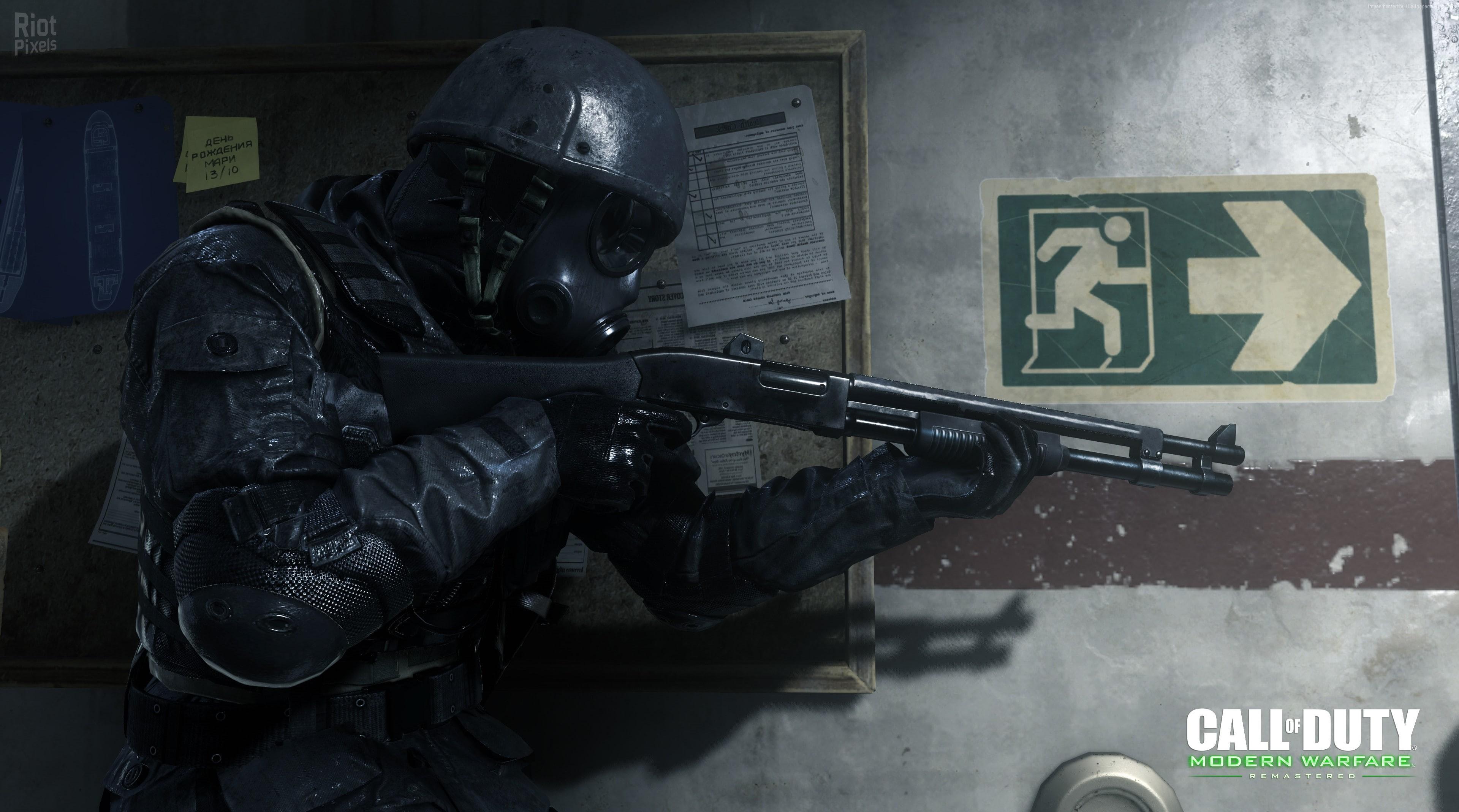 3840x2138 Wallpaper / PC, shooter, 4K, Xbox One, PS Call of Duty: Modern Warfare Remastered free download