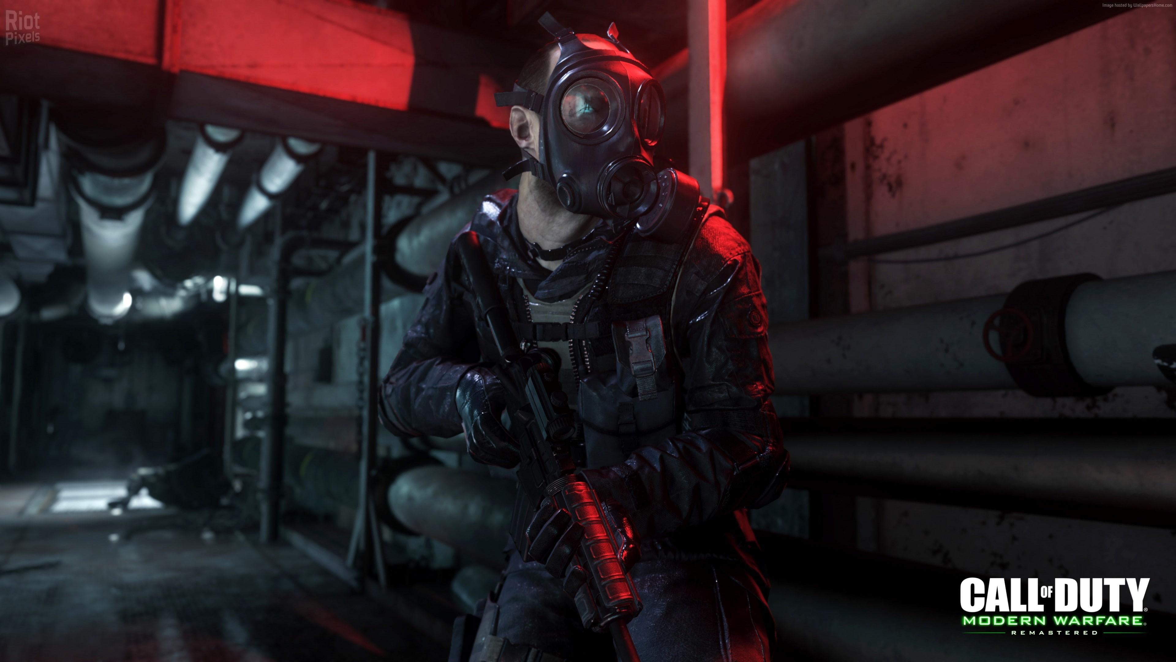 3840x2160 Wallpaper / Xbox One, PS Call of Duty: Modern Warfare Remastered, PC, shooter, 4K free download