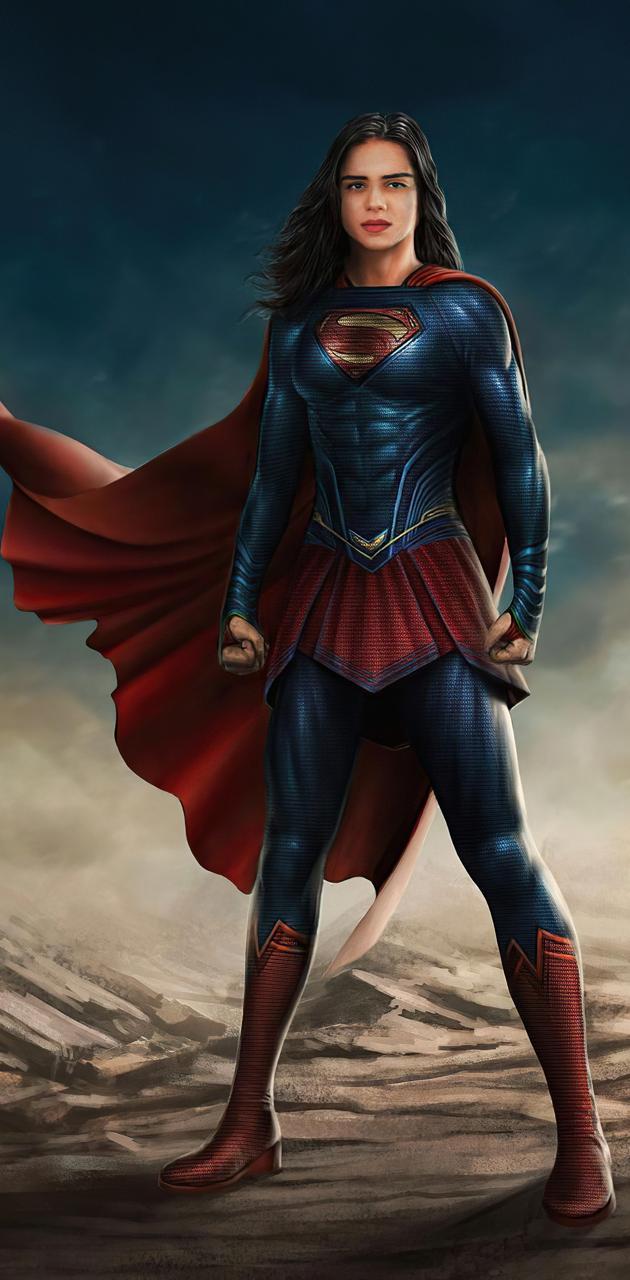 630x1280 Supergirl wallpaper