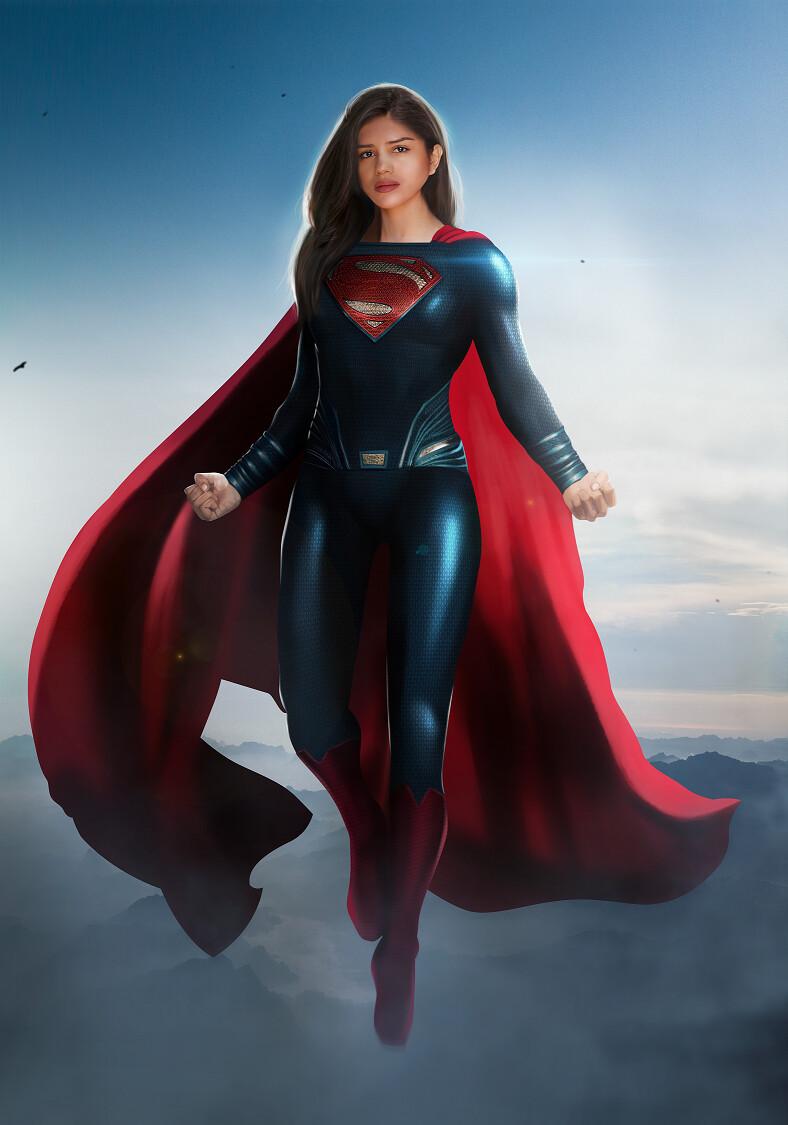 788x1125 Sasha Calle as Supergirl