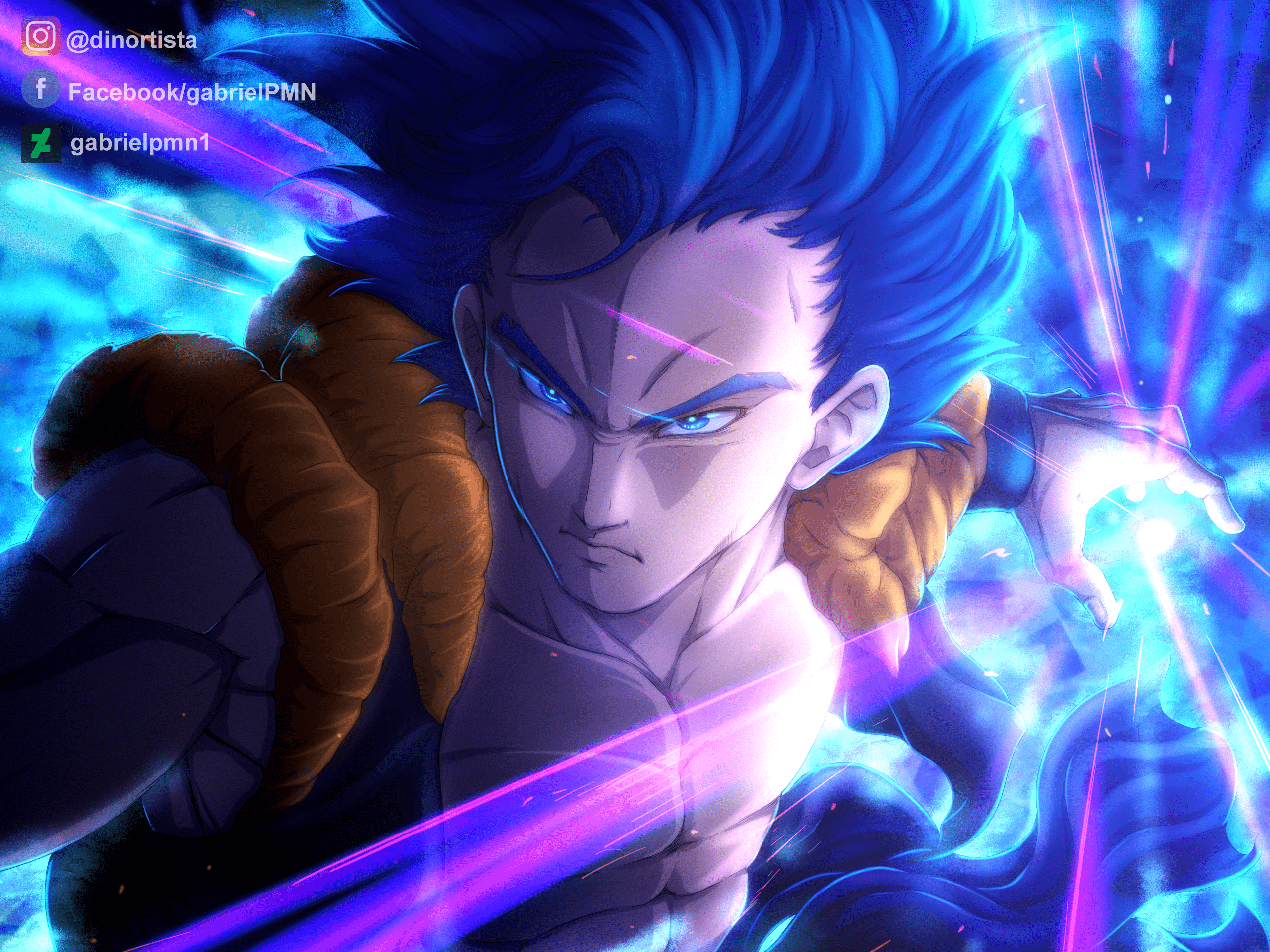 Gogeta blue wallpaper  Imagens marvel, Dragões, Anime