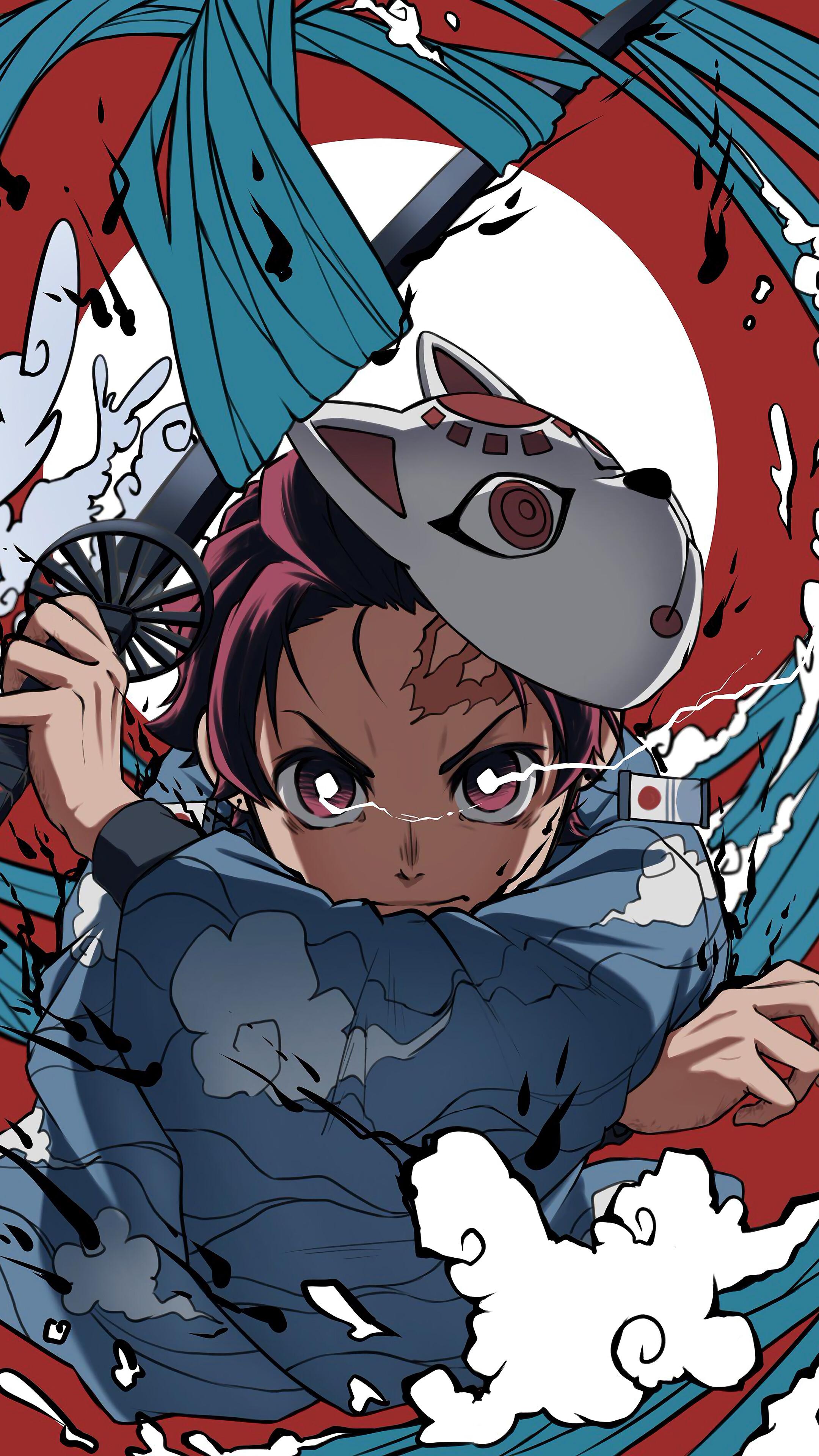 2160x3840 Tanjiro, Kimetsu no Yaiba, 4k Gallery HD Wallpaper