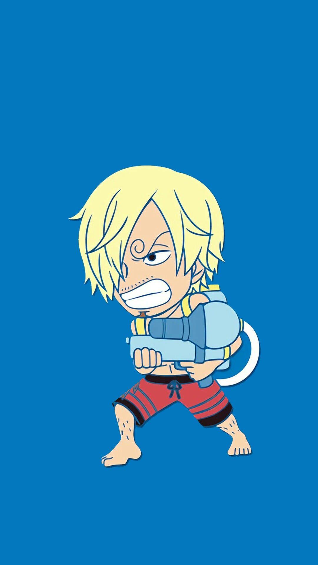 1080x1920 Beach Fight. サンジ イラスト, イラスト, 尾田栄一郎