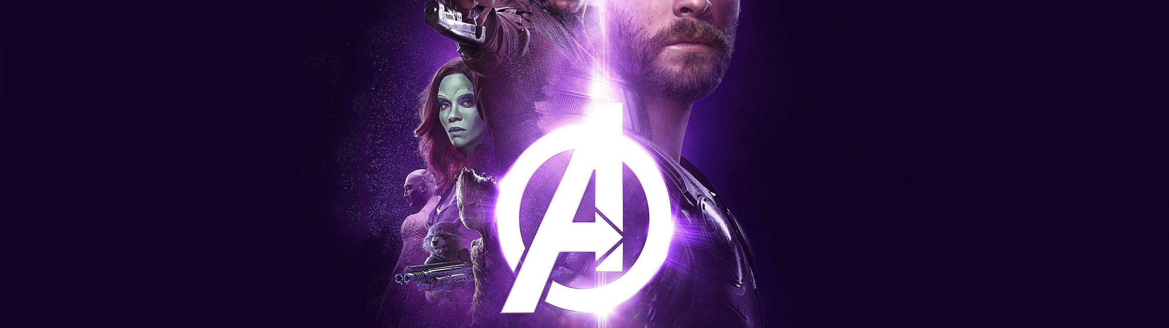 3840x1080 Download 3840x1080 Thor, Gamora, Avengers: Infinity War Wallpaper