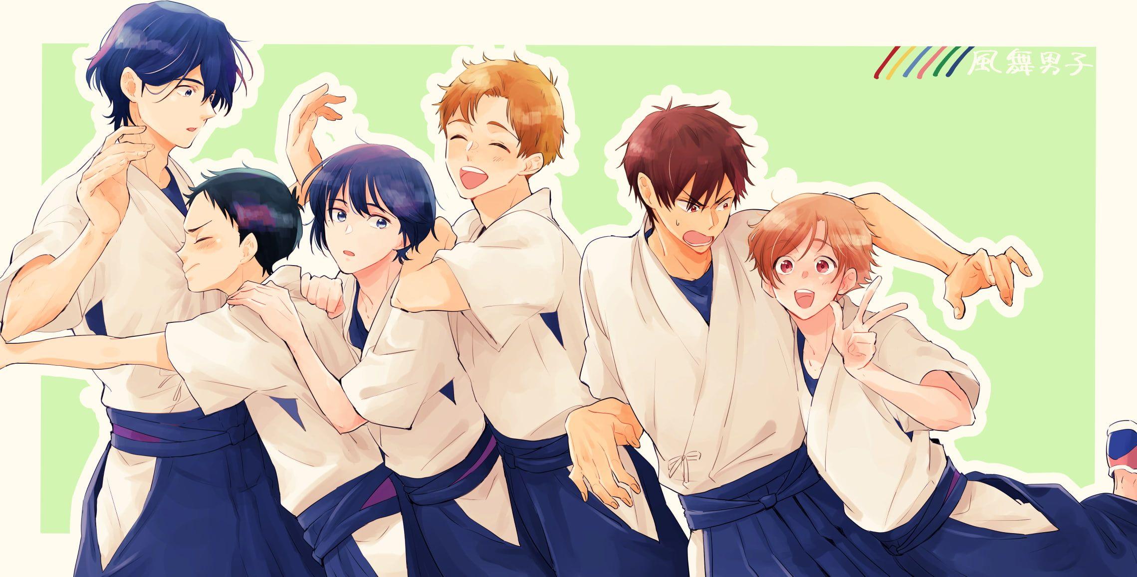 2279x1158 Tsurune: Kazemai Koukou Kyuudou Bu Onogi Kaito Kisaragi Nanao Takehaya Seiya #Anime P #wallpaper #hdwallpaper #desktop. イラスト, バナナフィッシュ, ��アニメ ポスター