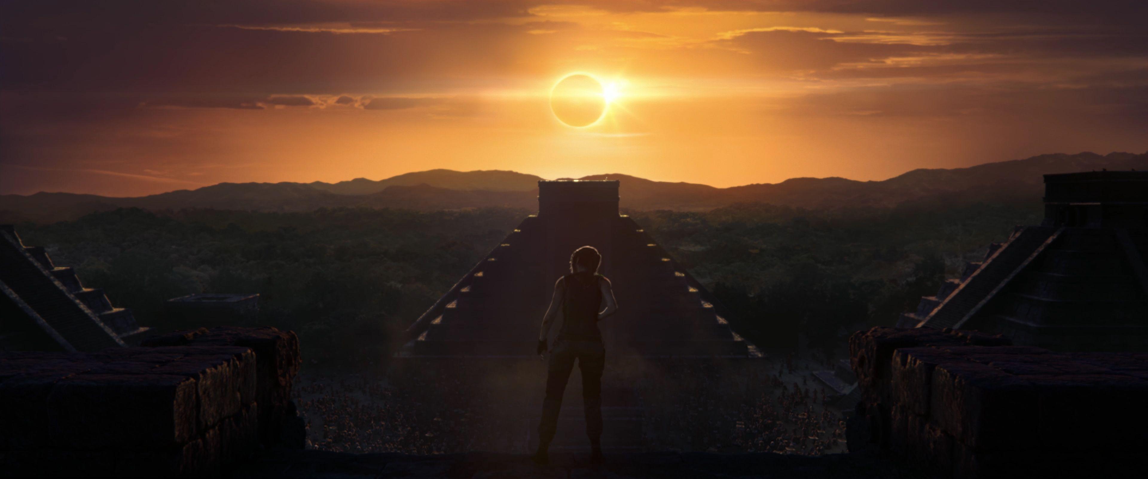 3840x1602 Wallpaper Shadow of the Tomb Raider, PS Xbox One, PC, 2018