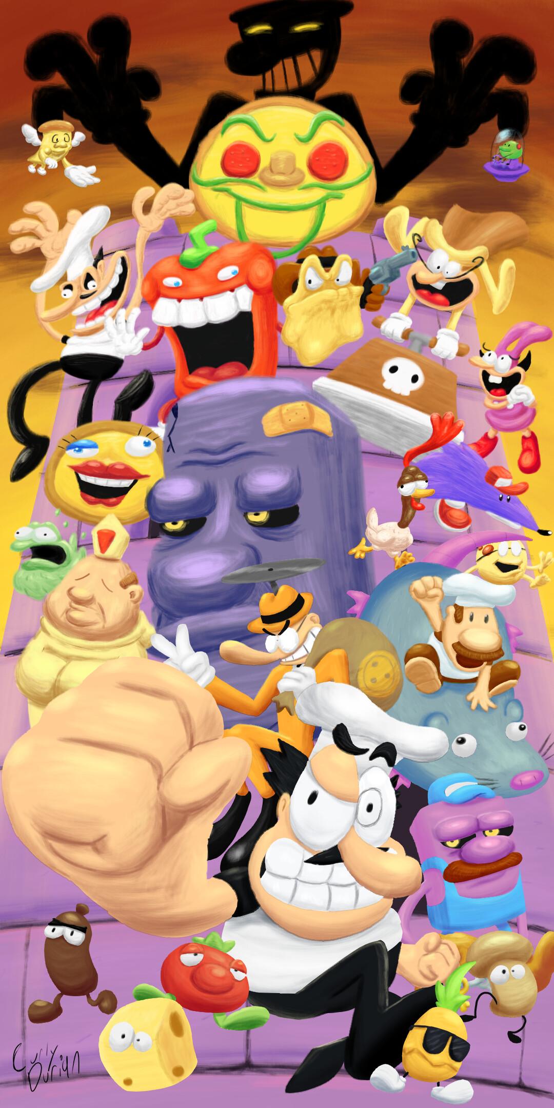 1080x2160 The Crumbling Tower of Pizza