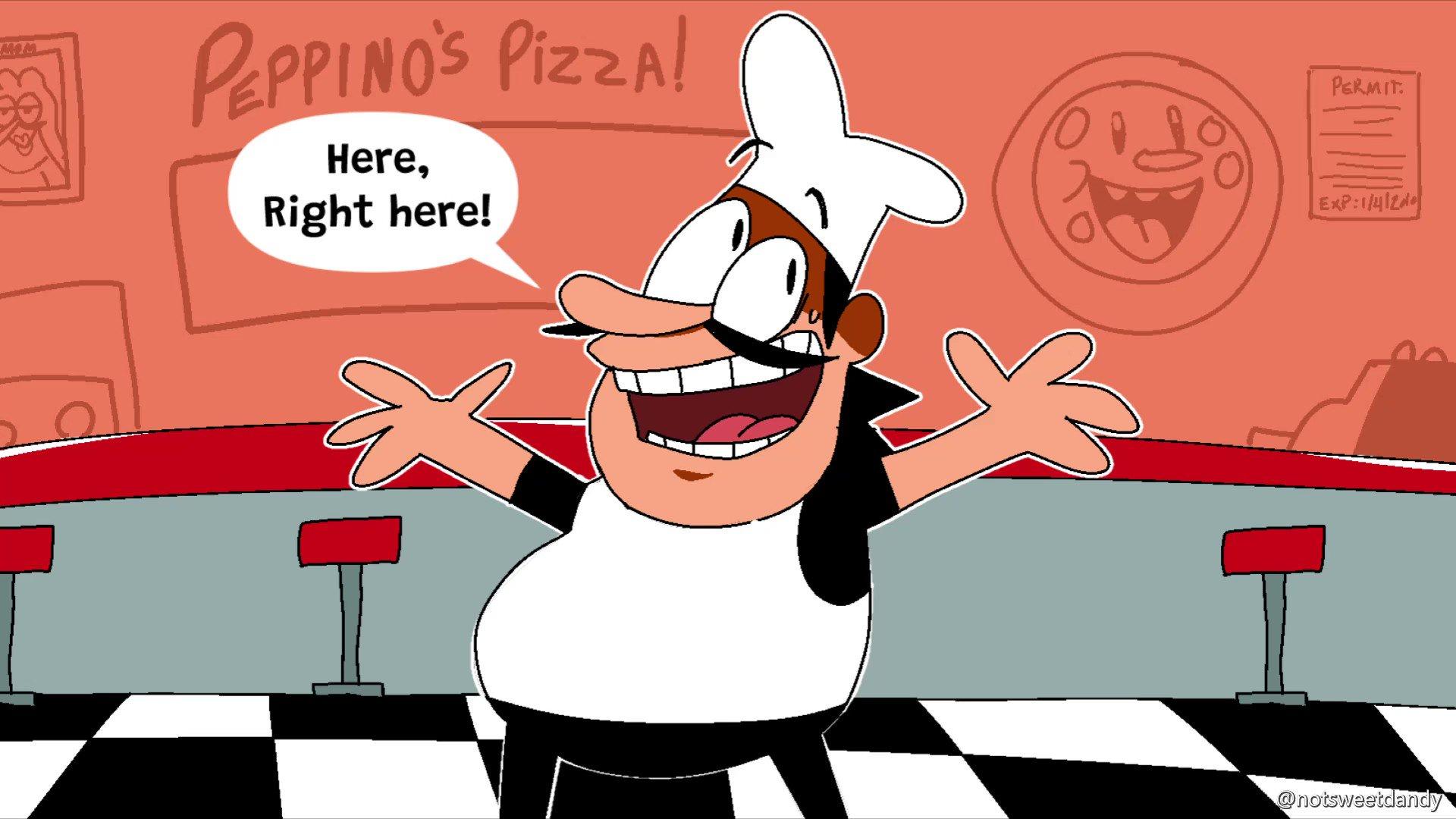 1920x1080 Dandy Tower Dub. Peppino's Pizza in a nutshell. #pizzatower