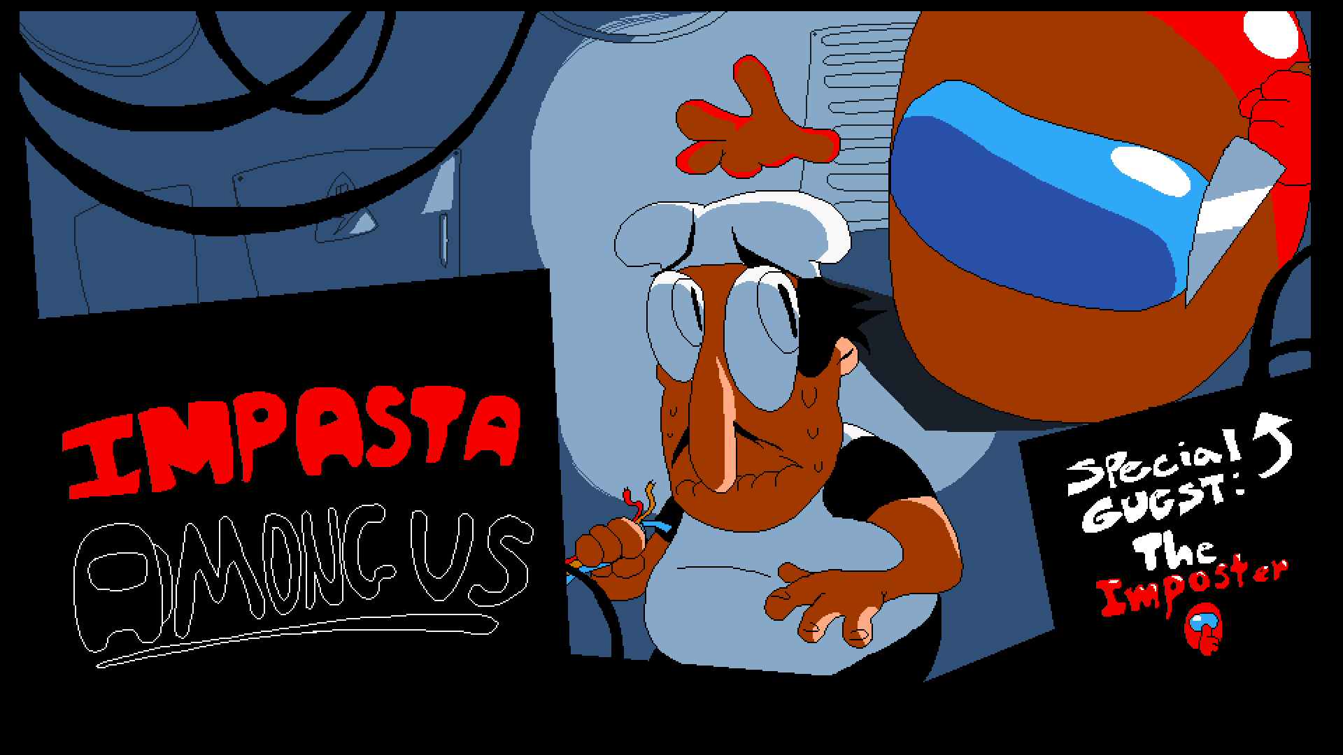 1920x1080 EthanTheDoodler of the pizza tower title cards i've made this weekend because I like doin stuff different., !! And it was nice to try and do a different style c