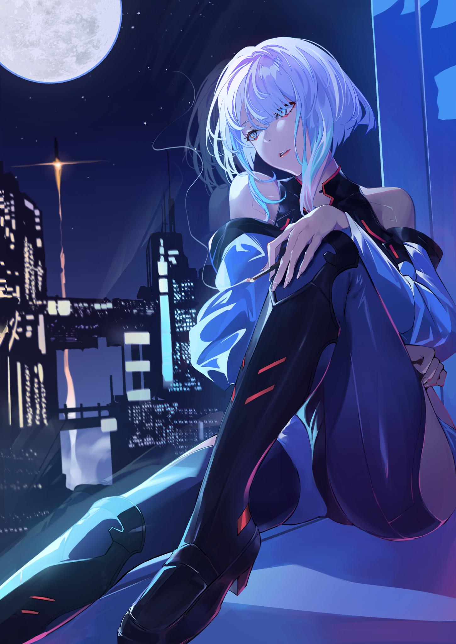 1450x2048 Cyberpunk: Edgerunners Anime Image Board Mobile