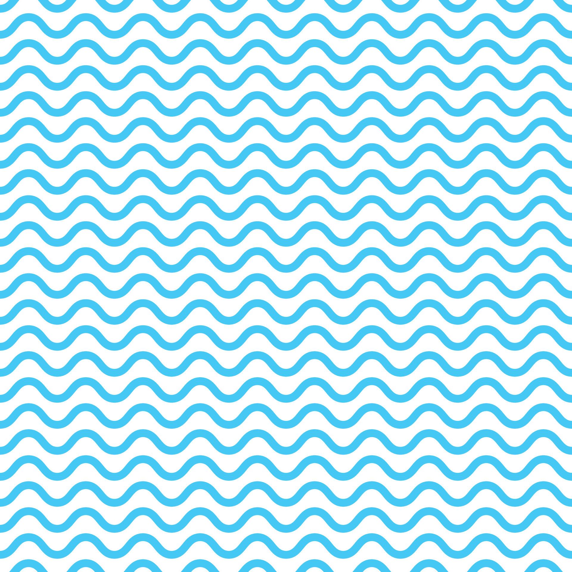 1920x1920 Seamless pattern with waves.Blue wavy wallpaper.Abstact background.Curve lines.Cartoon vector illustration.Flat design.Graphic design.Water, sea and ocean.Zigzag or stripe