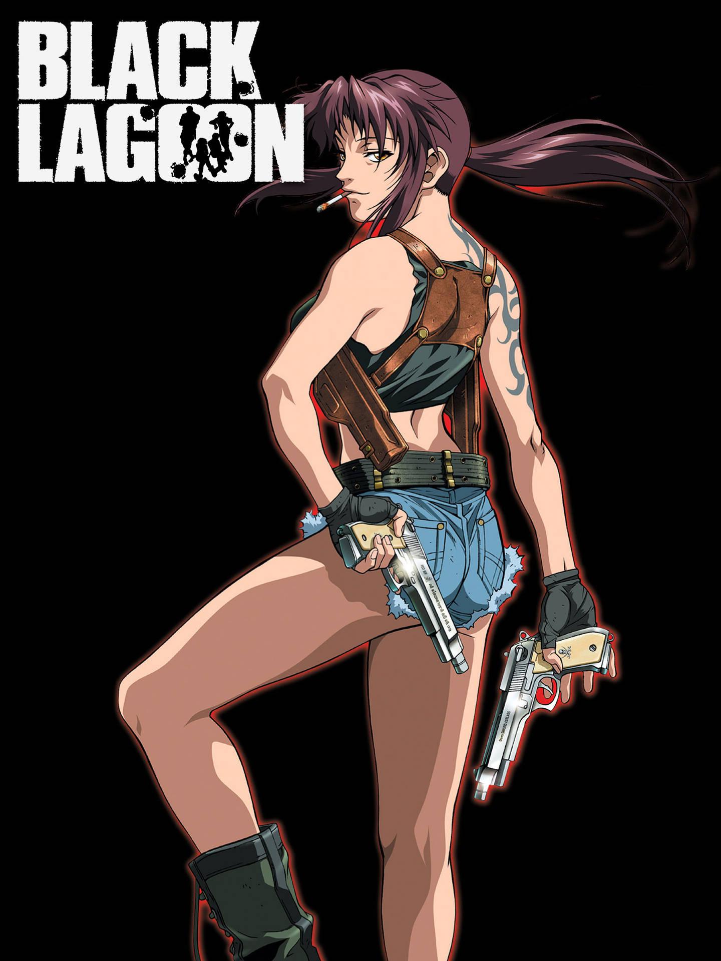 1440x1920 Download Black Lagoon Revy Cool Poster Wallpaper