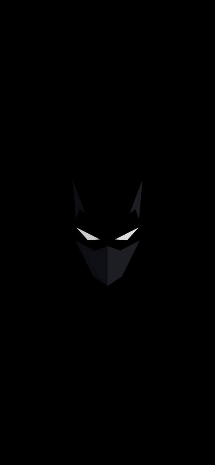 717x1552 Minimal Dark The Batman Mask Phone Wallpaper Turkau