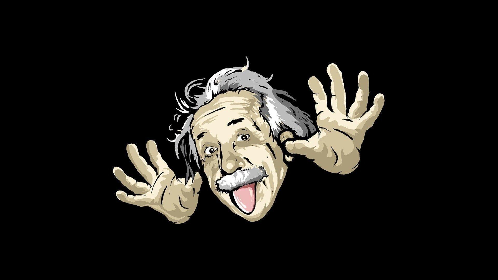 Albert Einstein Cartoon Wallpapers - Top Free Albert Einstein Cartoon  Backgrounds - WallpaperAccess