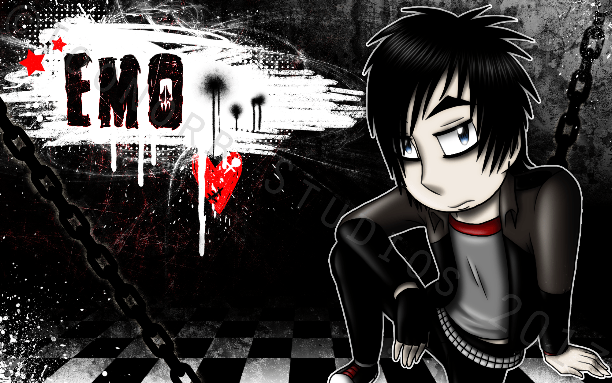 2000x1250 Emo HD Mobile Wallpaper