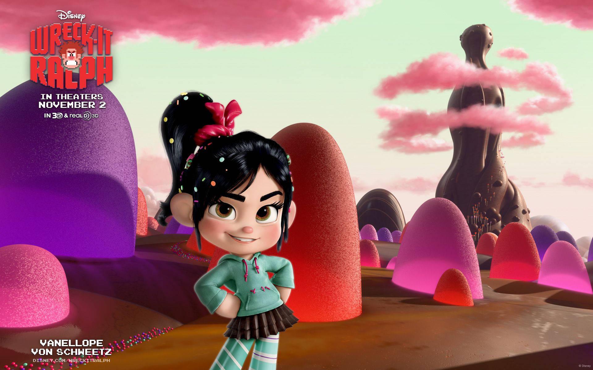 1920x1200 Download Wreck It Ralph Vanellope Von Schweetz Wallpaper