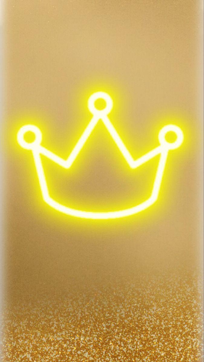675x1200 Golden Crown Wallpaper